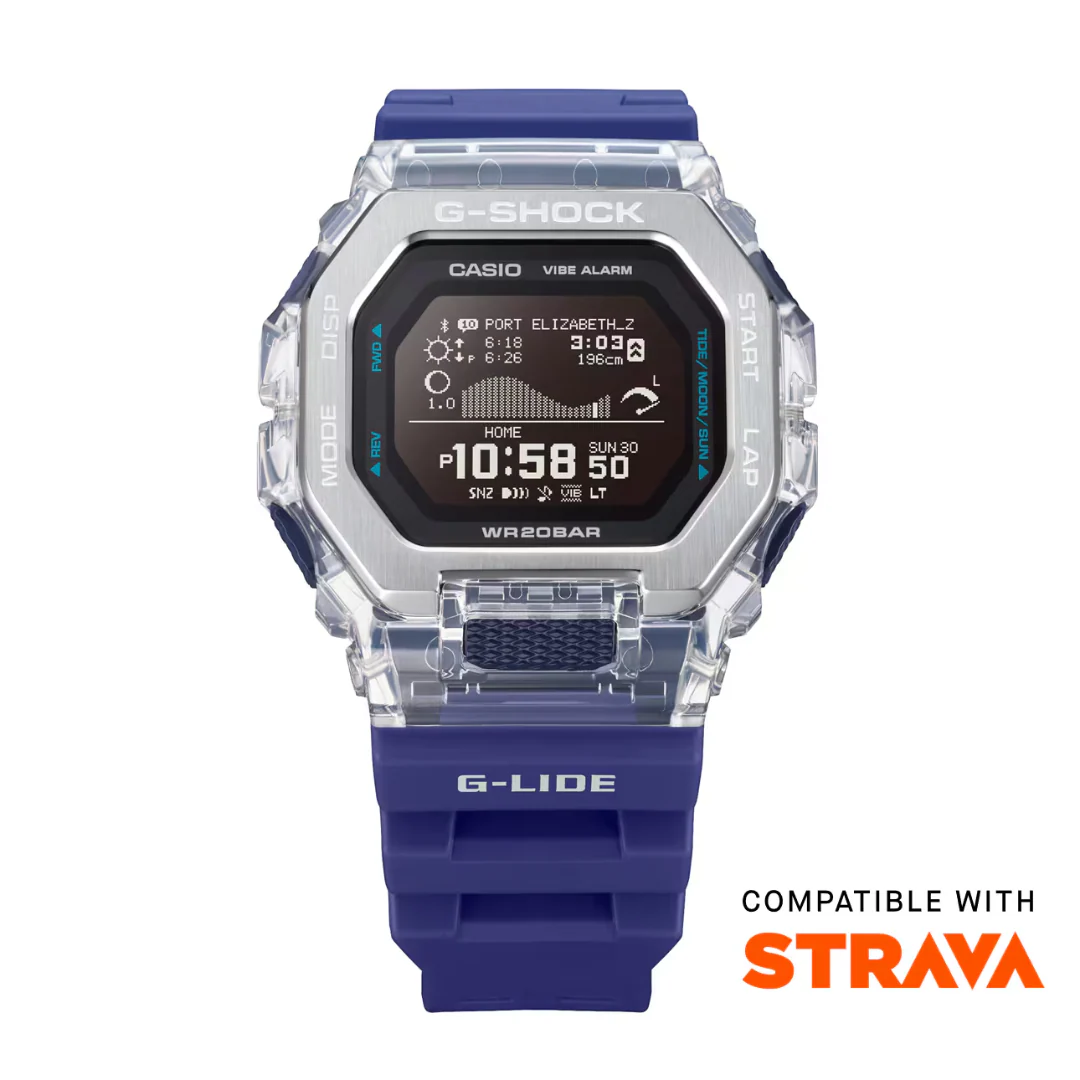 CASIO G-SHOCK GBX-100S-2DR G-LIDE DIGITAL BLUE MEN WATCH - Image 2