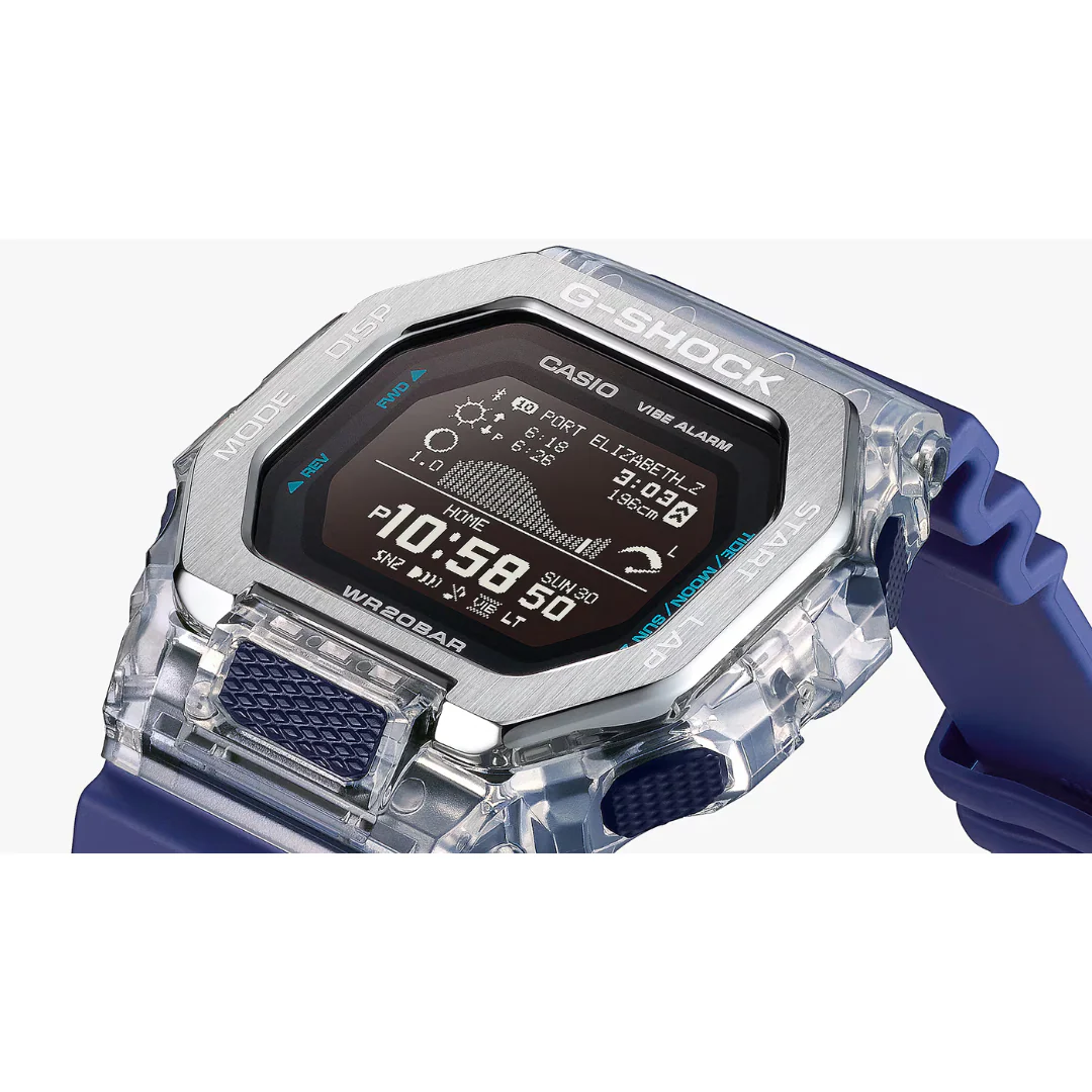 CASIO G-SHOCK GBX-100S-2DR G-LIDE DIGITAL BLUE MEN WATCH - Image 3