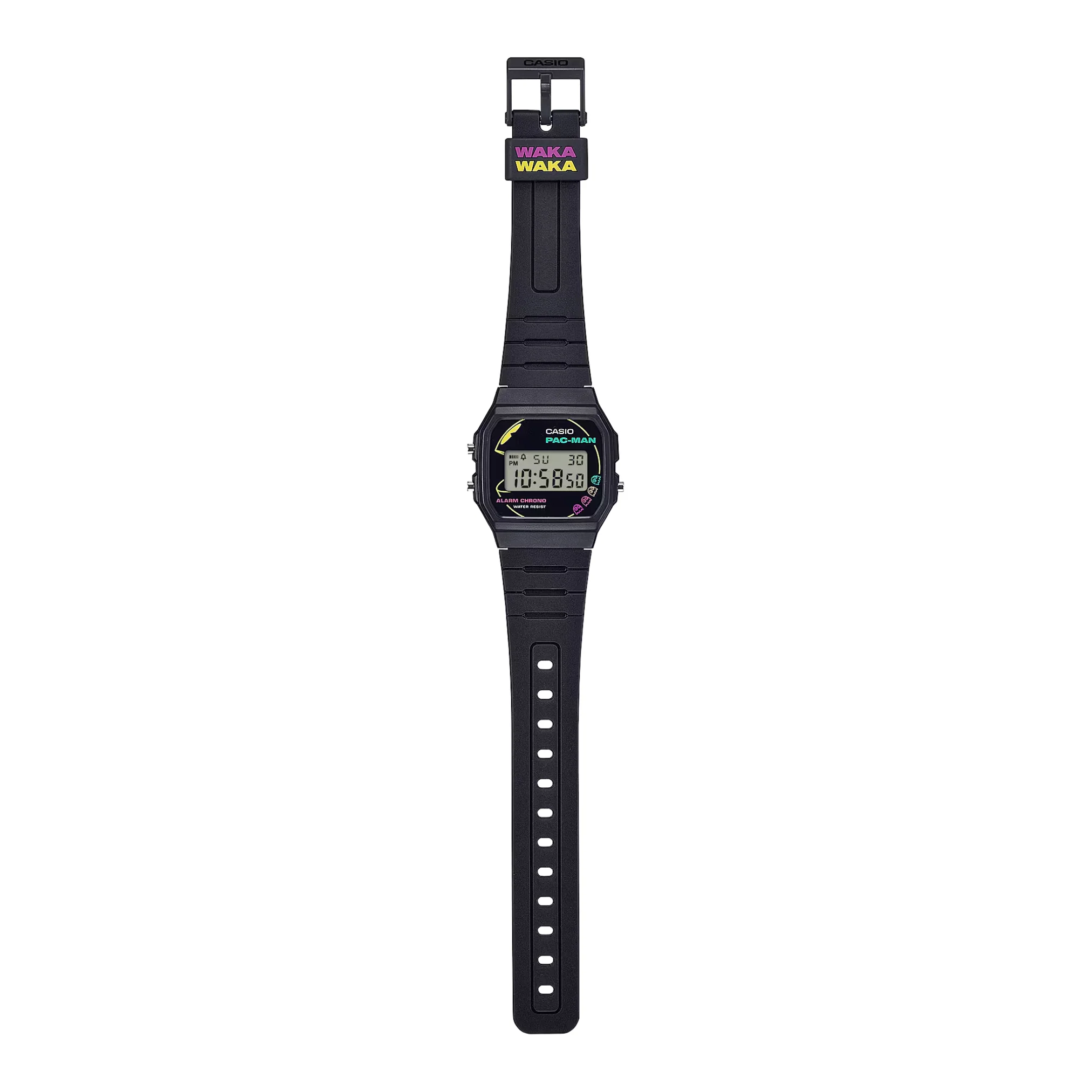 CASIO G-SHOCK PAC-MAN COLLABORATION STANDARD MEN WATCH F-91WPC-1ADR - Image 7