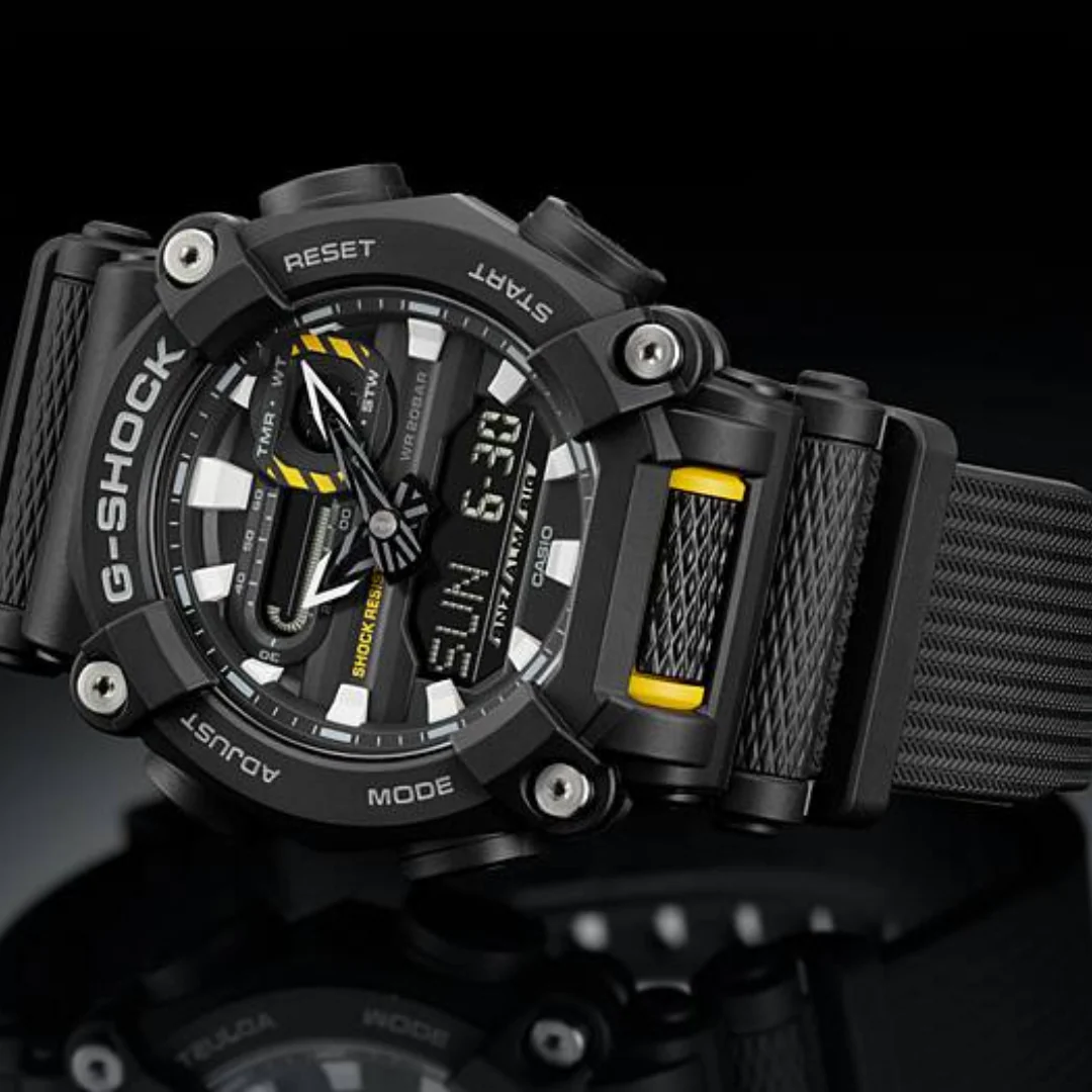 CASIO G-SHOCK GA-900-1ADR STANDARD ANALOG-DIGITAL BLACK WATCH - Image 4