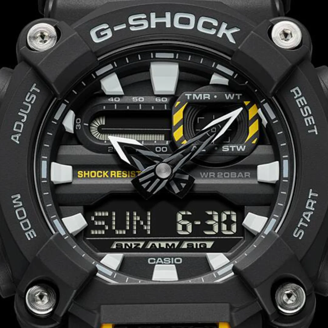 CASIO G-SHOCK GA-900-1ADR STANDARD ANALOG-DIGITAL BLACK WATCH - Image 5