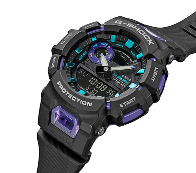 CASIO G-SHOCK SPORTS GBA-900-1A6DR G-SQUAD PURPLE BLACK WATCH - Image 3