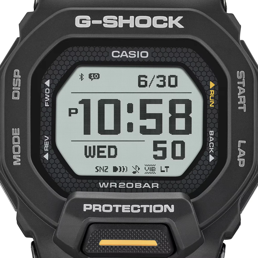 CASIO G-SHOCK G-SQUAD SPORTS GBD-200-1A1DR DIGITAL BLACK MEN WATCH - Image 5