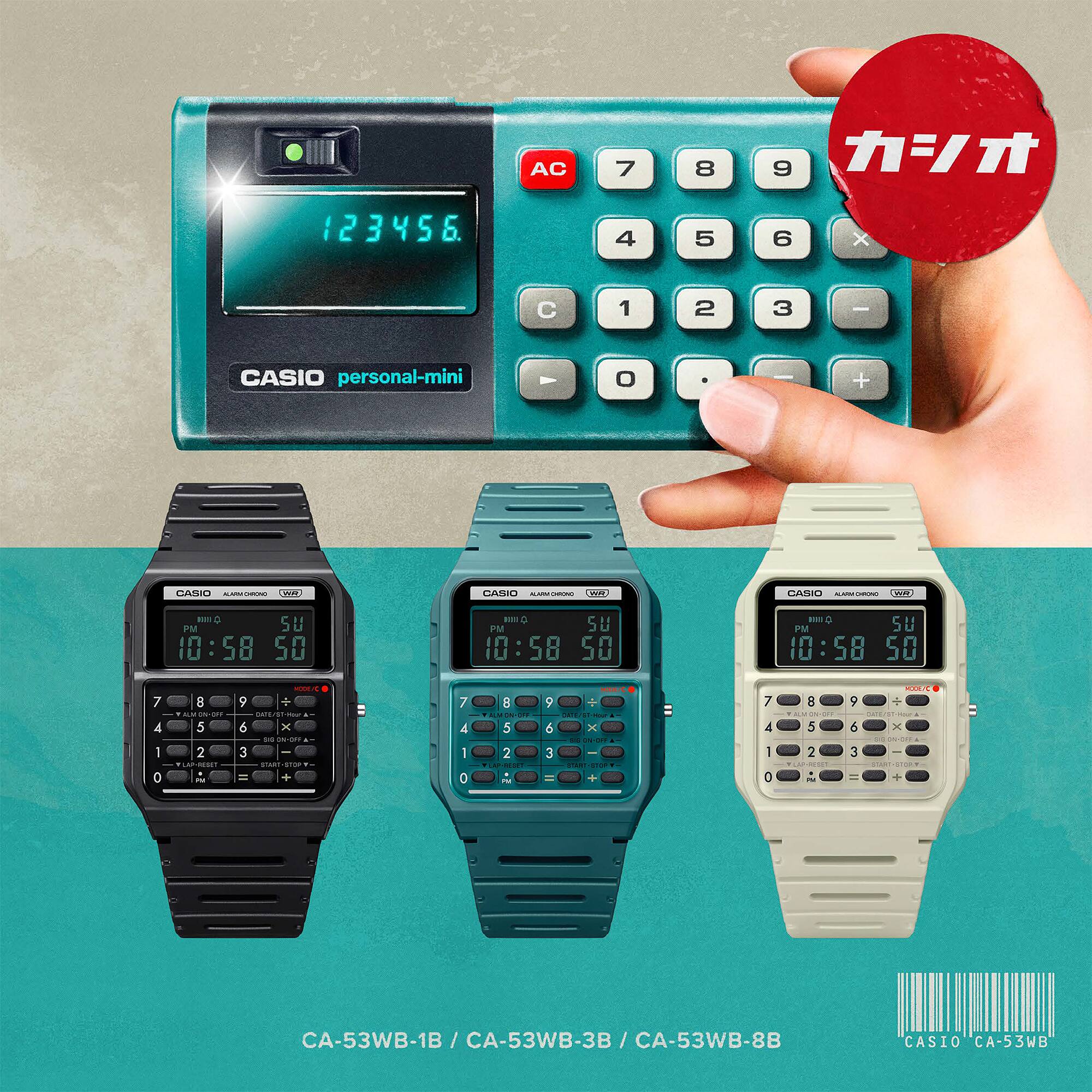 CASIO GENERAL CA-53WB-1BDF DIGITAL CALCULATOR MEN WATCH - Image 6