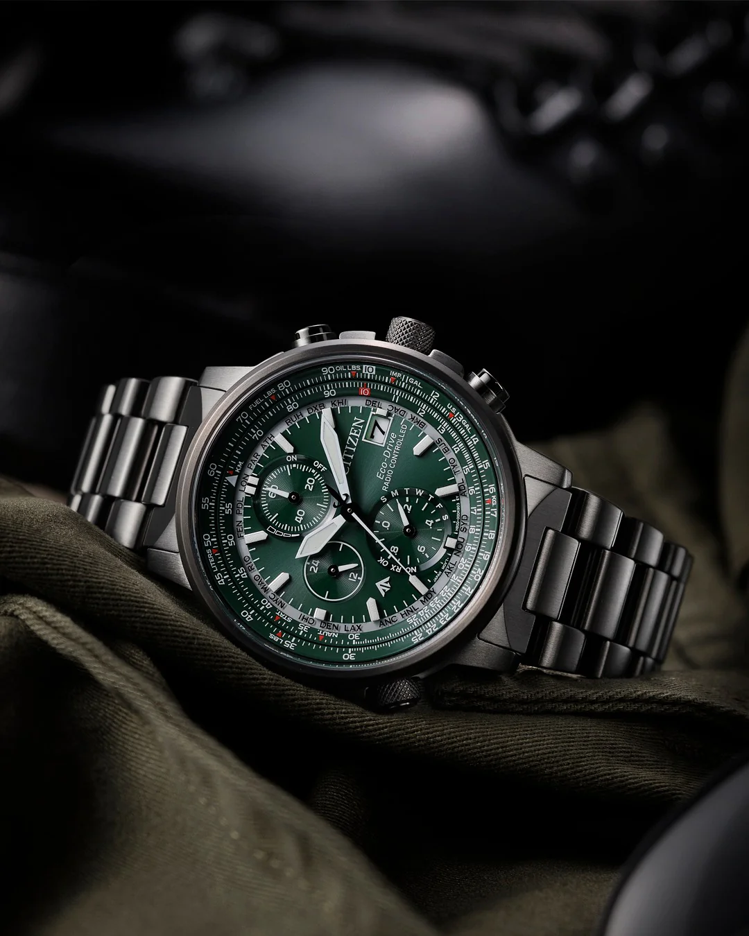 CITIZEN AT8304-57W PROMASTER ECO-DRIVE CHRONOGRAPH MEN WATCH - Image 3