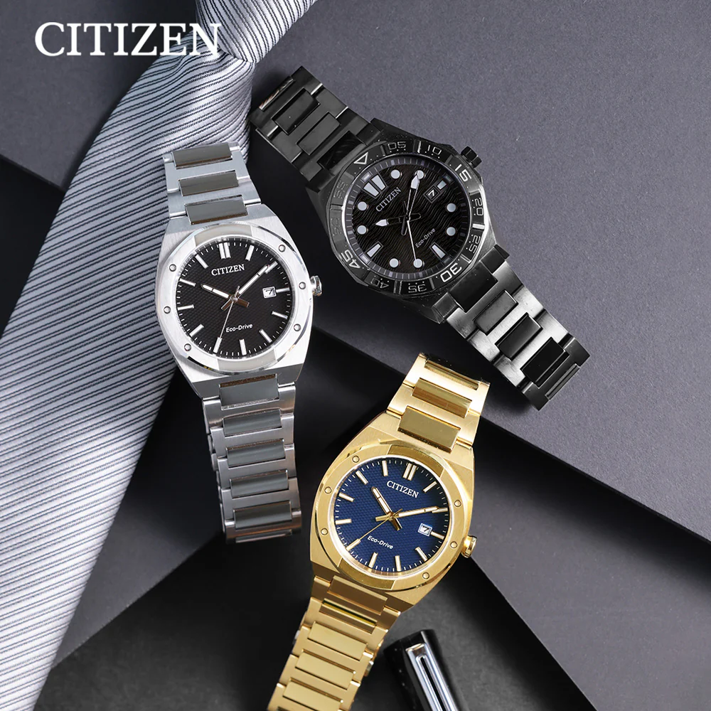 CITIZEN BM7660-54E ECO-DRIVE STAINLESS STEEL MEN WATCH - Image 3