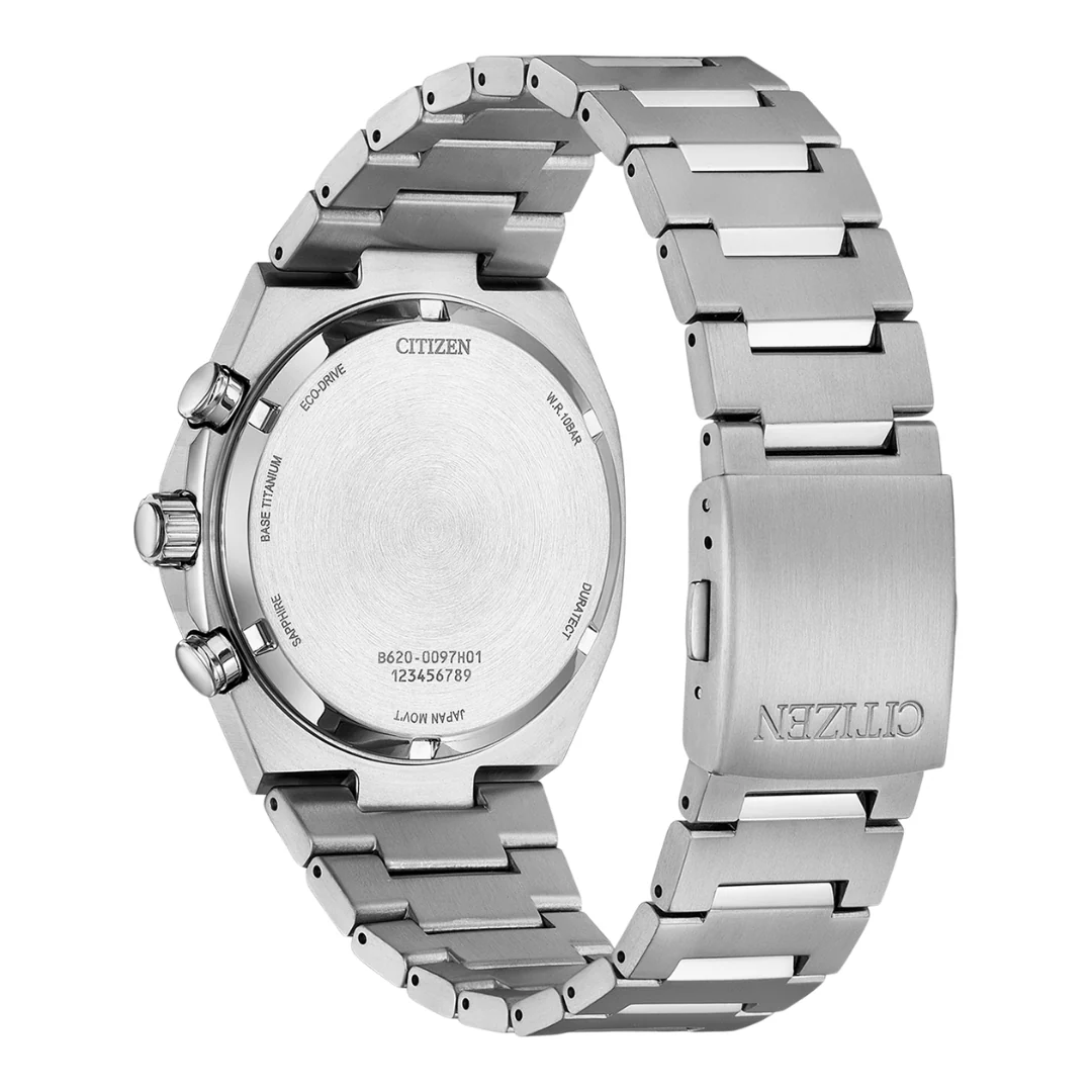 CITIZEN CA4610-85L SUPER TITANIUM ZENSHIN ECO-DRIVE CHRONOGRAPH MEN WATCH - Image 4