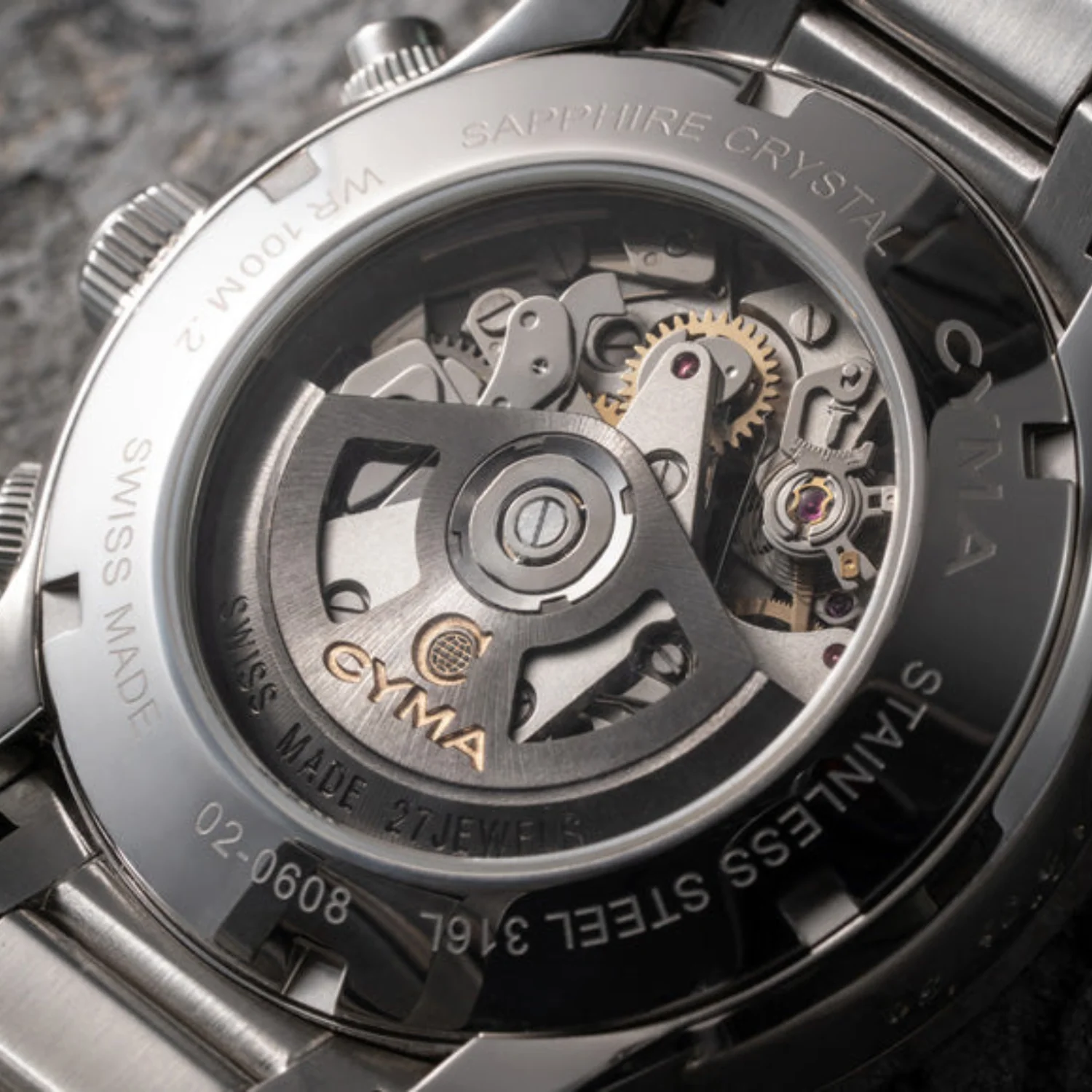 CYMA W02-00608-001 GRAND MAESTRO THE STEEL CROSS LIMITED EDITION AUTOMATIC CHRONOGRAPH MEN WATCH - Image 6