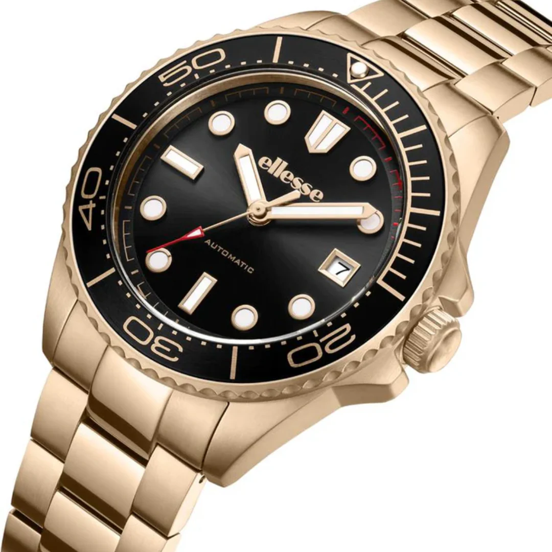 ELLESSE MASSIMO W03-00860-006 3 HANDS DATE AUTOMATIC MEN WATCH - Image 2