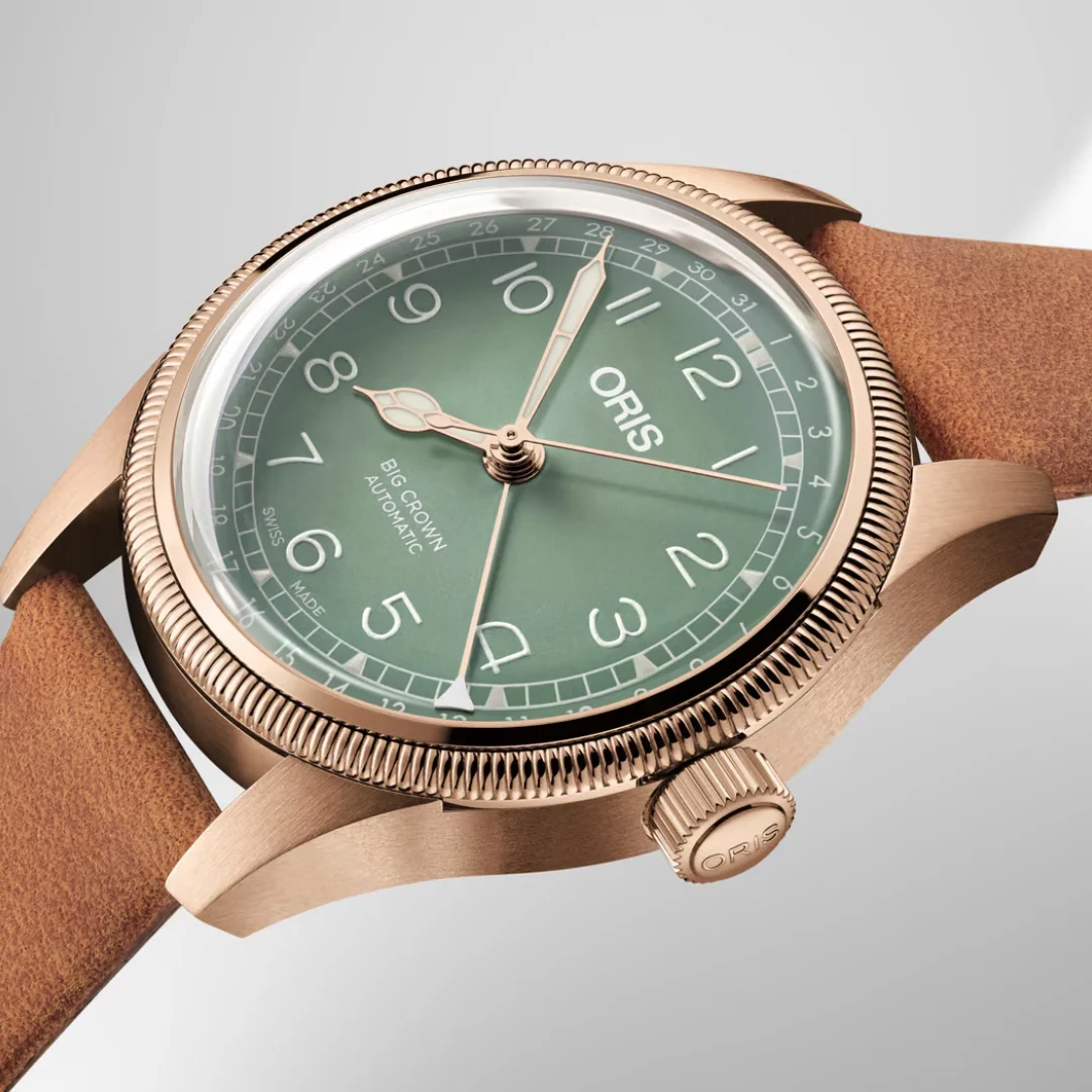 ORIS BIG CROWN BRONZE 754 7749 3167-07 5 17 66BR POINTER DATE MECHANICAL WOMEN WATCH - Image 4