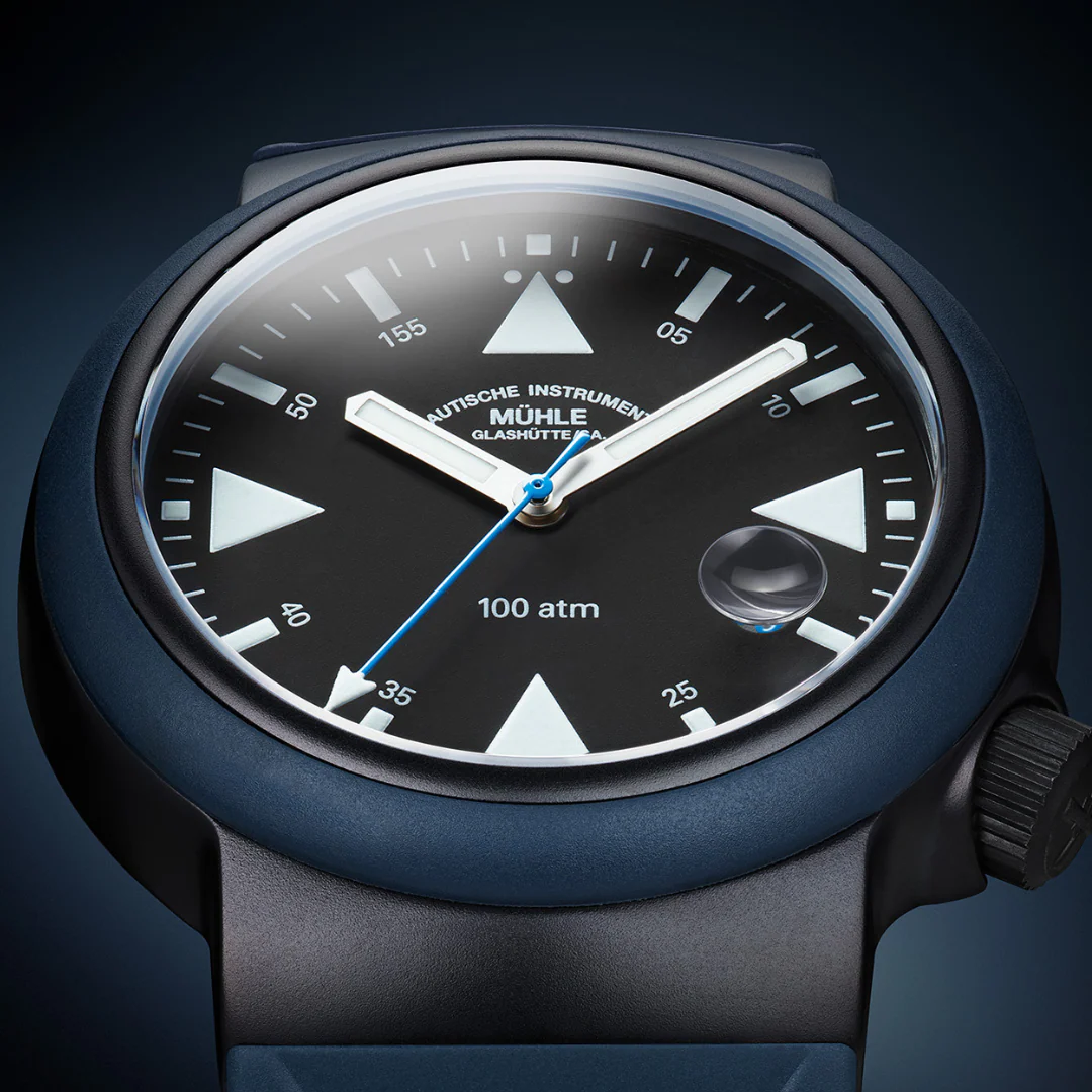 MÜHLE-GLASHÜTTE S.A.R. RESCUE-TIMER EDITION 1994 M1-41-03-1994-KB LIMITED EDITION AUTOMATIC MEN WATCH - Image 2