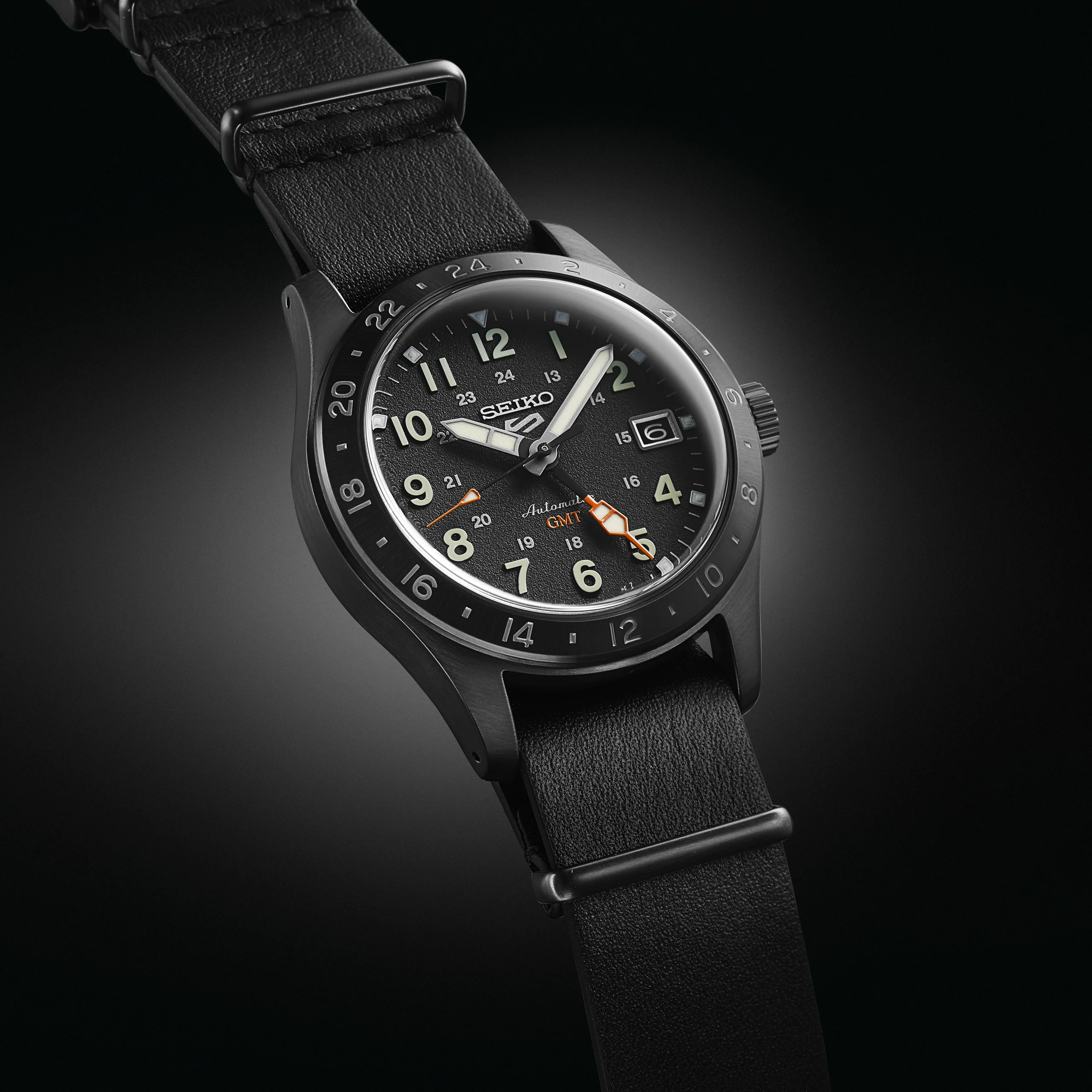 SEIKO 5 SPORTS SSK025K1 FIELD DECEPTION MECHANICAL GMT MEN WATCH - Image 4