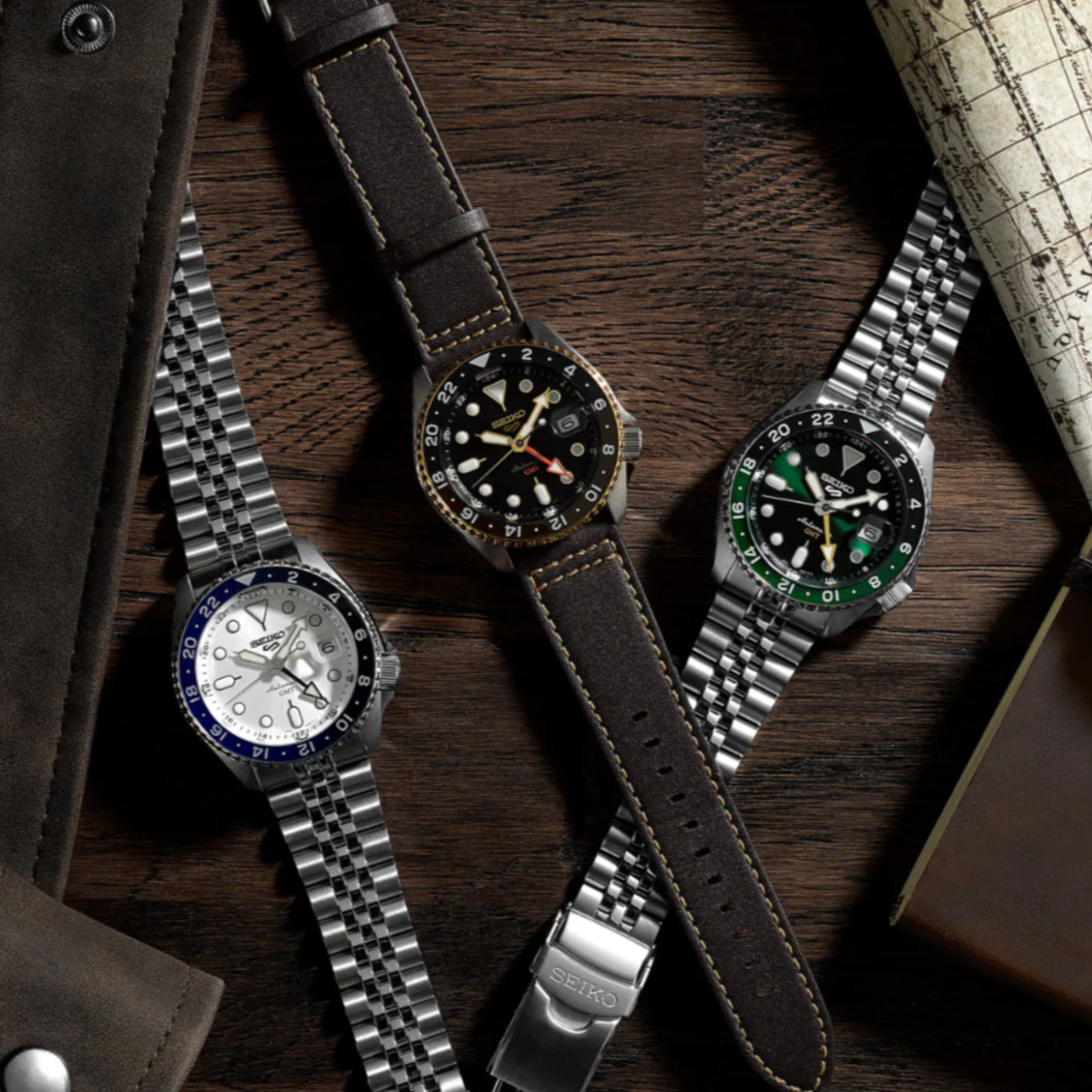 SEIKO 5 SPORTS SSK035K1 AUTOMATIC G.M.T. MEN WATCH - Image 3