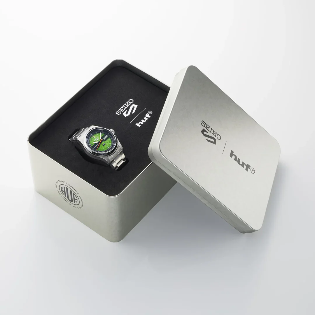 SEIKO 5 SPORTS X HUF II SRPM09K1 LIMITED EDITION MEN WATCH - Image 9