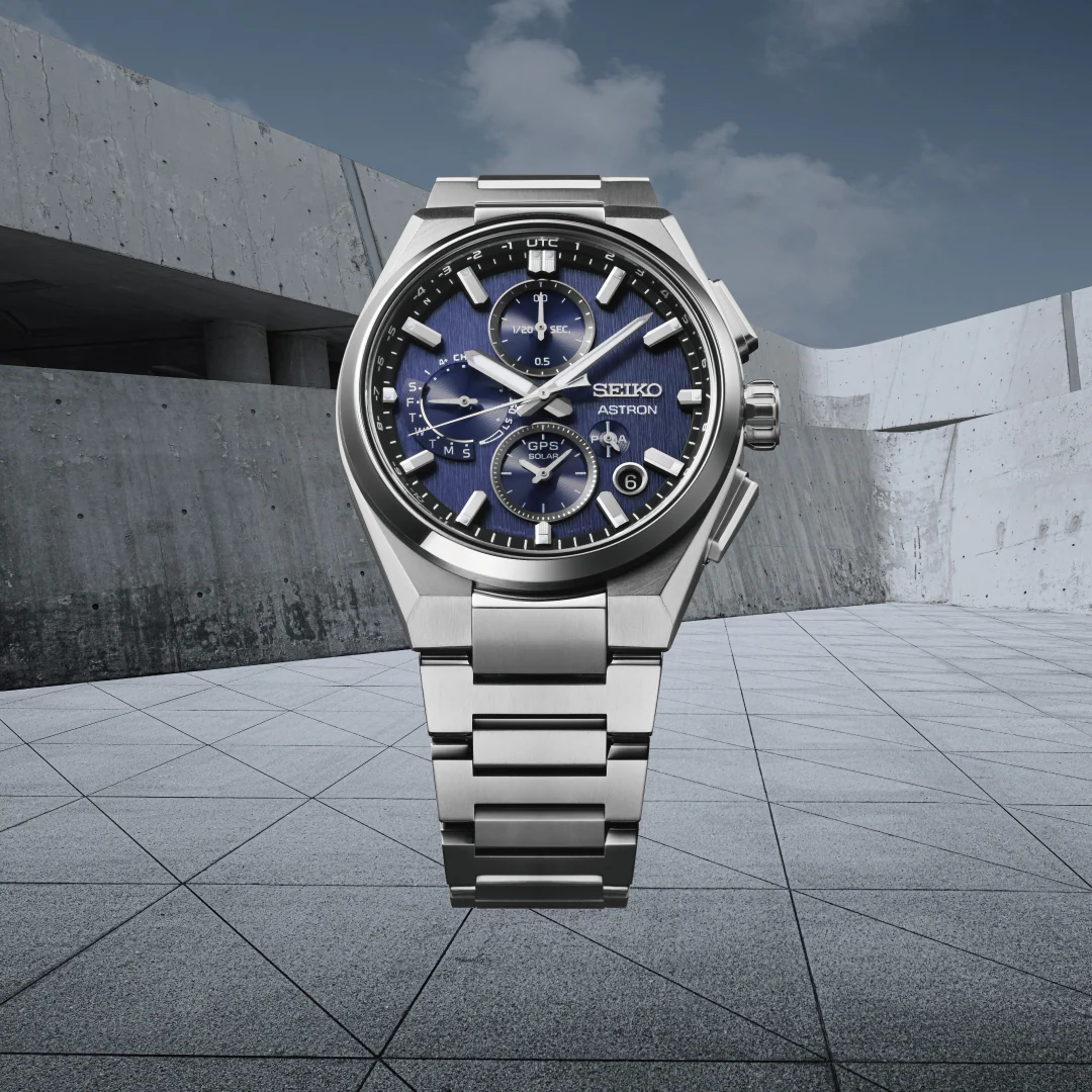 SEIKO ASTRON SSH161J1 5X83 DUAL-TIME GPS SOLAR CHRONOGRAPH MEN WATCH - Image 4