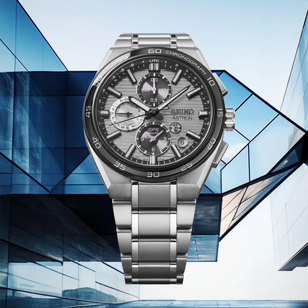SEIKO ASTRON SSH177J1 DUAL-TIME GPS SOLAR CHRONOGRAPH MEN WATCH - Image 5