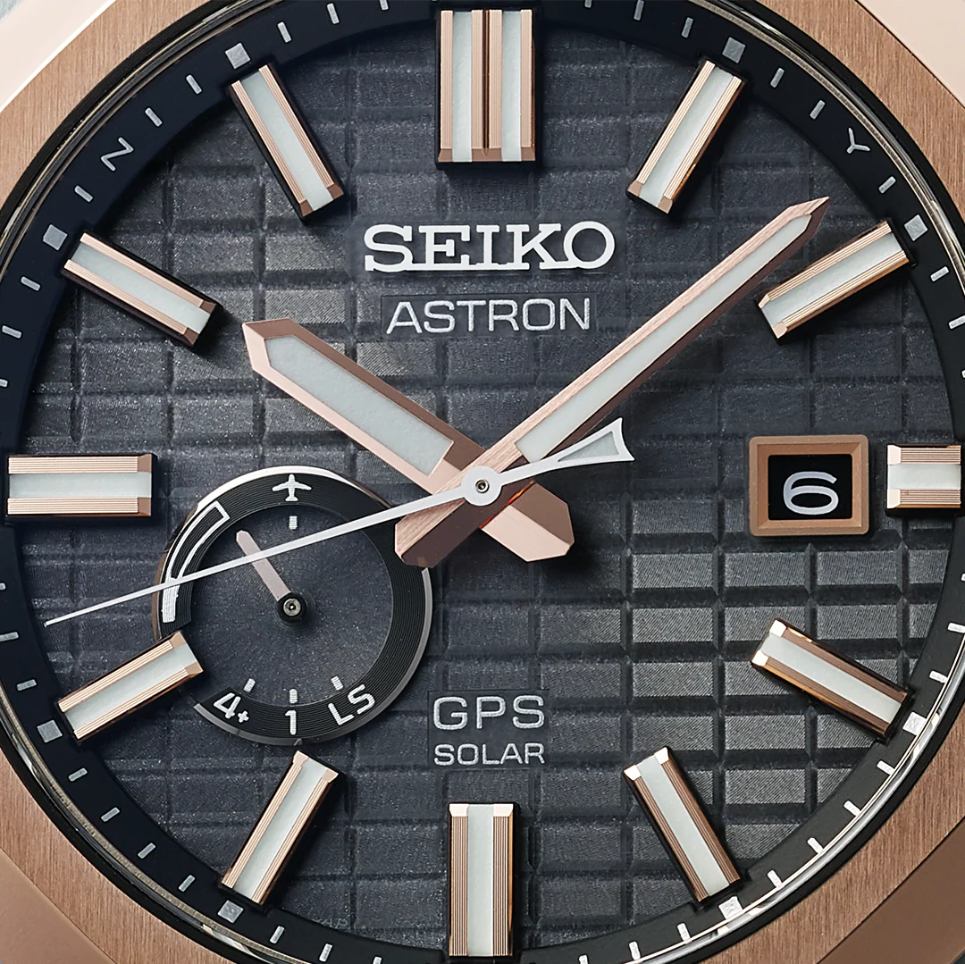 SEIKO ASTRON SSJ014J1 ‘ROSE GOLD’ CRYSTAL BOX GPS SOLAR MEN WATCH - Image 2