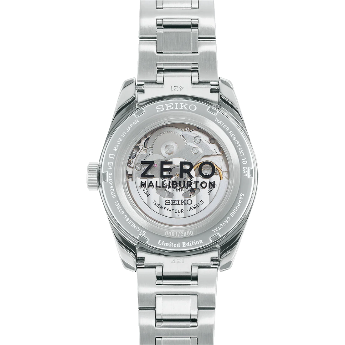 SEIKO PRESAGE SPB277J1 LIMITED EDITION SHARP EDGED ZERO HALLIBURTON MEN WATCH - Image 2