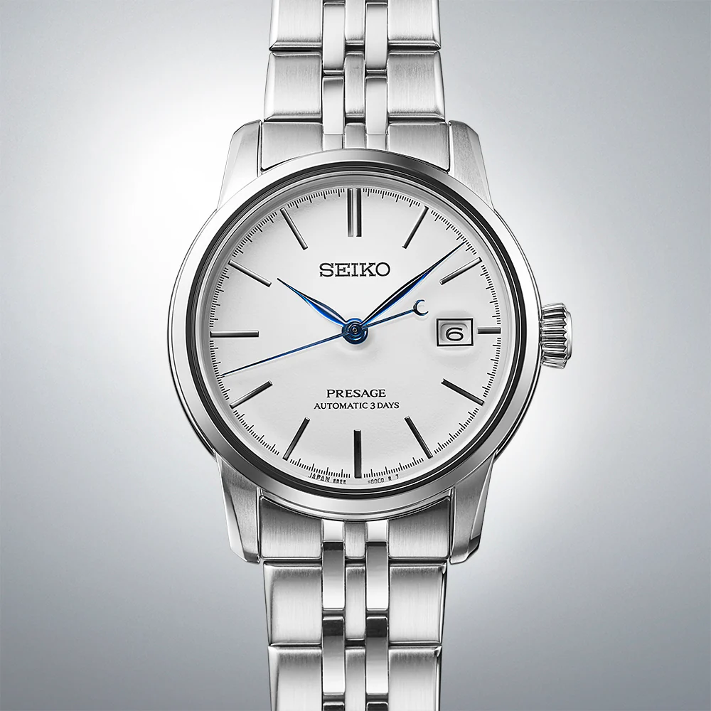 SEIKO PRESAGE SPB403J1 PURE WHITE ENAMEL CRAFTSMANSHIP SERIES MEN WATCH - Image 2