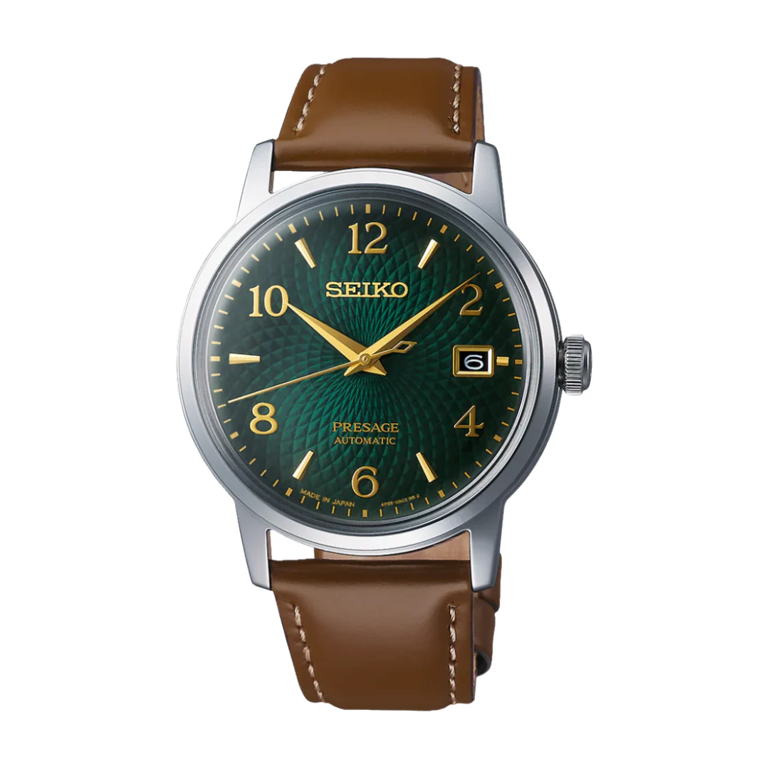 SEIKO PRESAGE SRPE45J1 COCKTAIL TIME "MOJITO" AUTOMATIC MEN WATCH