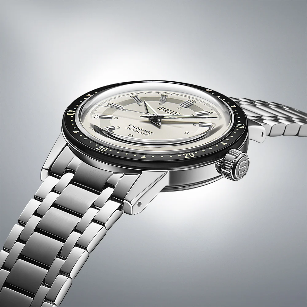 SEIKO PRESAGE SRPK61J1 STYLE 60S CROWN CHRONOGRAPH 60TH ANNIVERSARY LIMITED EDITION MEN WATCH - Image 5