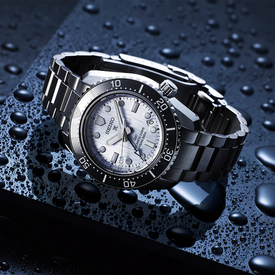 SEIKO PROSPEX SPB385J1 LIMITED EDITION 'GLACIER BLUE' GMT AUTOMATIC MEN WATCH - Image 6