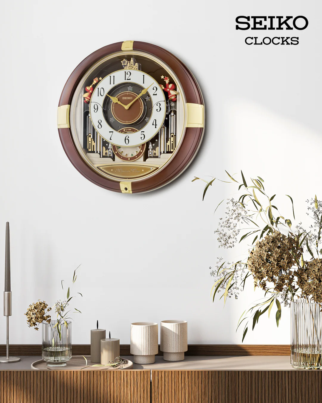 SEIKO WALL CLOCK QXM613B - Image 5
