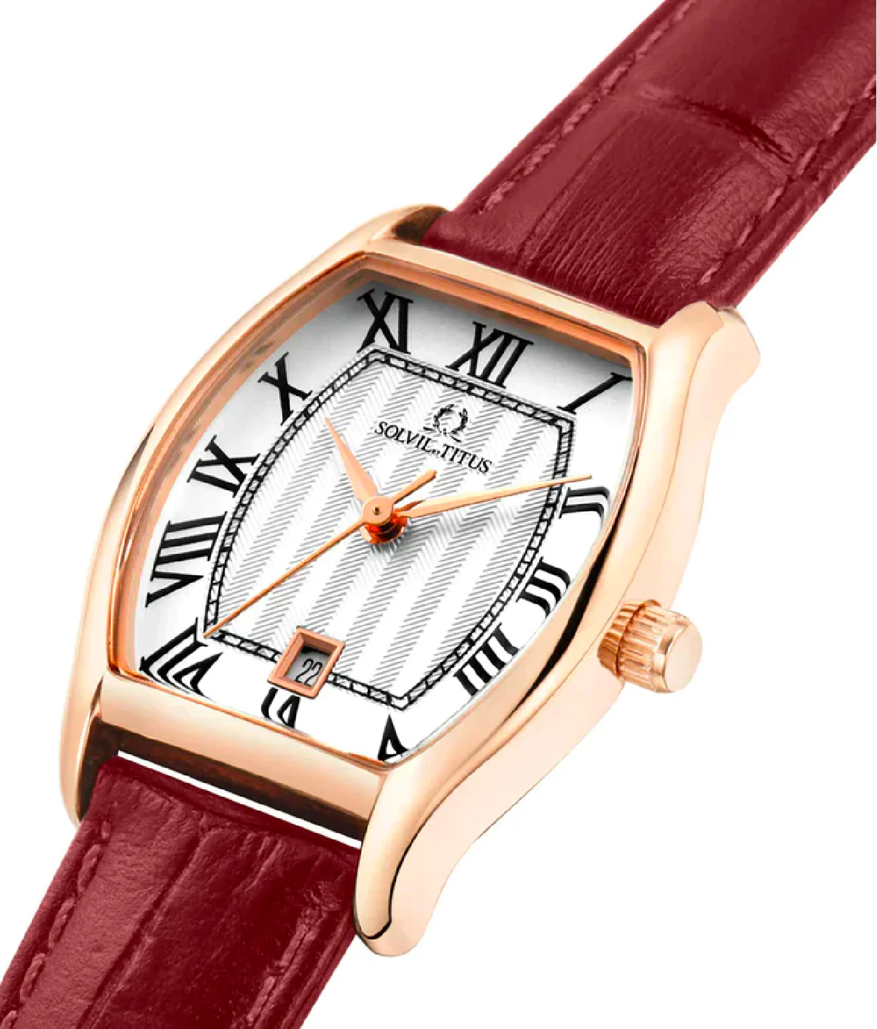 SOLVIL ET TITUS BARISTA W06-02825-011 3 HANDS DATE QUARTZ WOMEN WATCH - Image 2