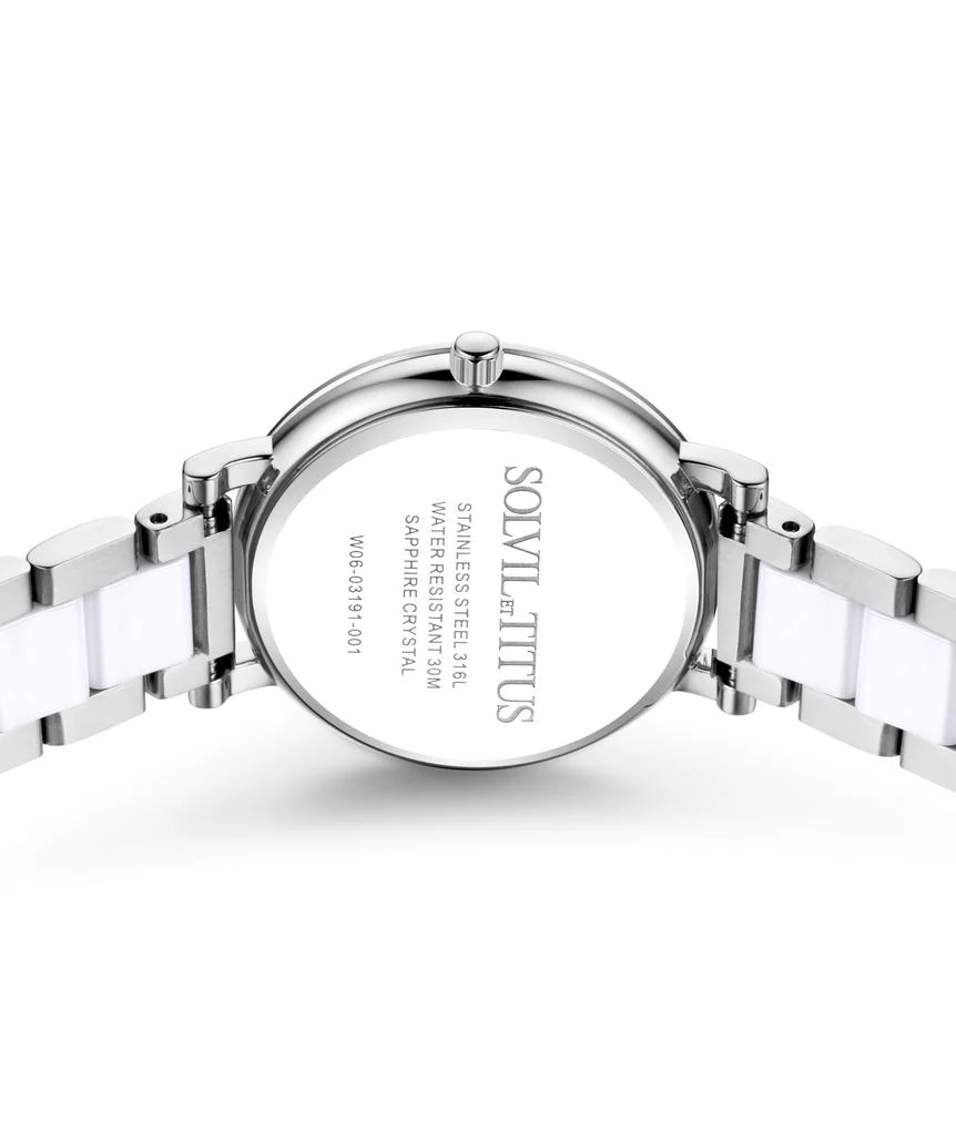 SOLVIL ET TITUS CHANDELIER W06-03191-001 3 HANDS DATE QUARTZ WOMEN WATCH - Image 3
