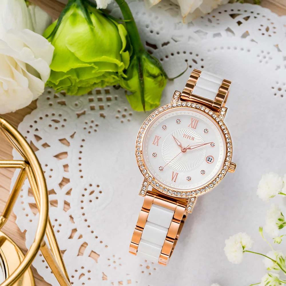 SOLVIL ET TITUS CHANDELIER W06-03191-002 3 HANDS DATE QUARTZ WOMEN WATCH - Image 5