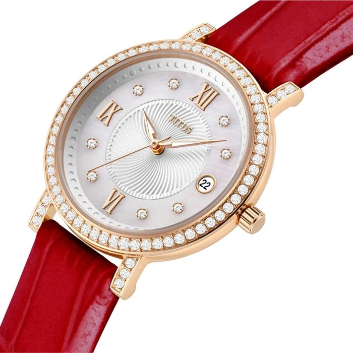 SOLVIL ET TITUS CHANDELIER W06-03191-004 3 HANDS DATE QUARTZ WOMEN WATCH - Image 2