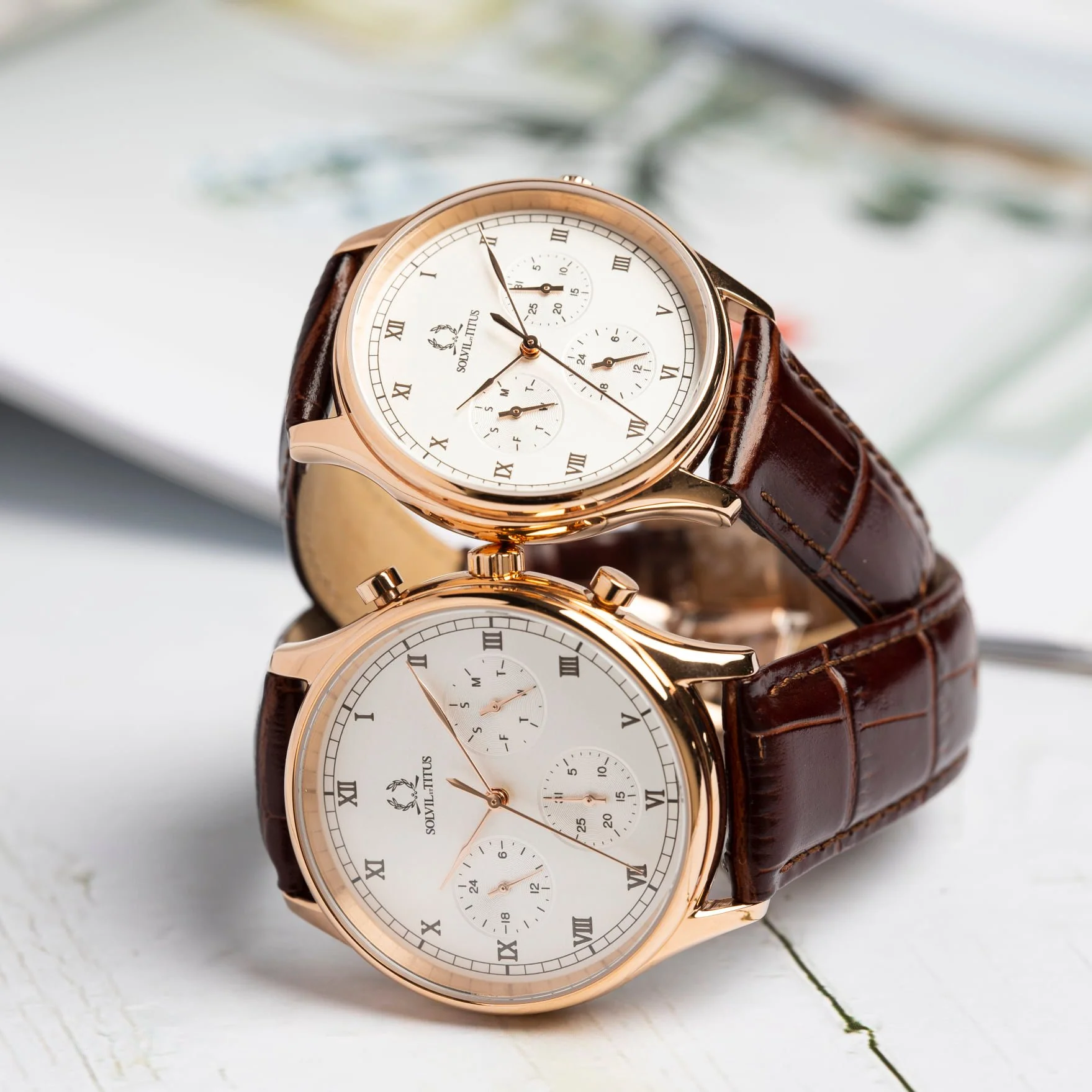 SOLVIL ET TITUS CLASSICIST W06-03256-003 MULTI-FUNCTION QUARTZ MEN WATCH - Image 5