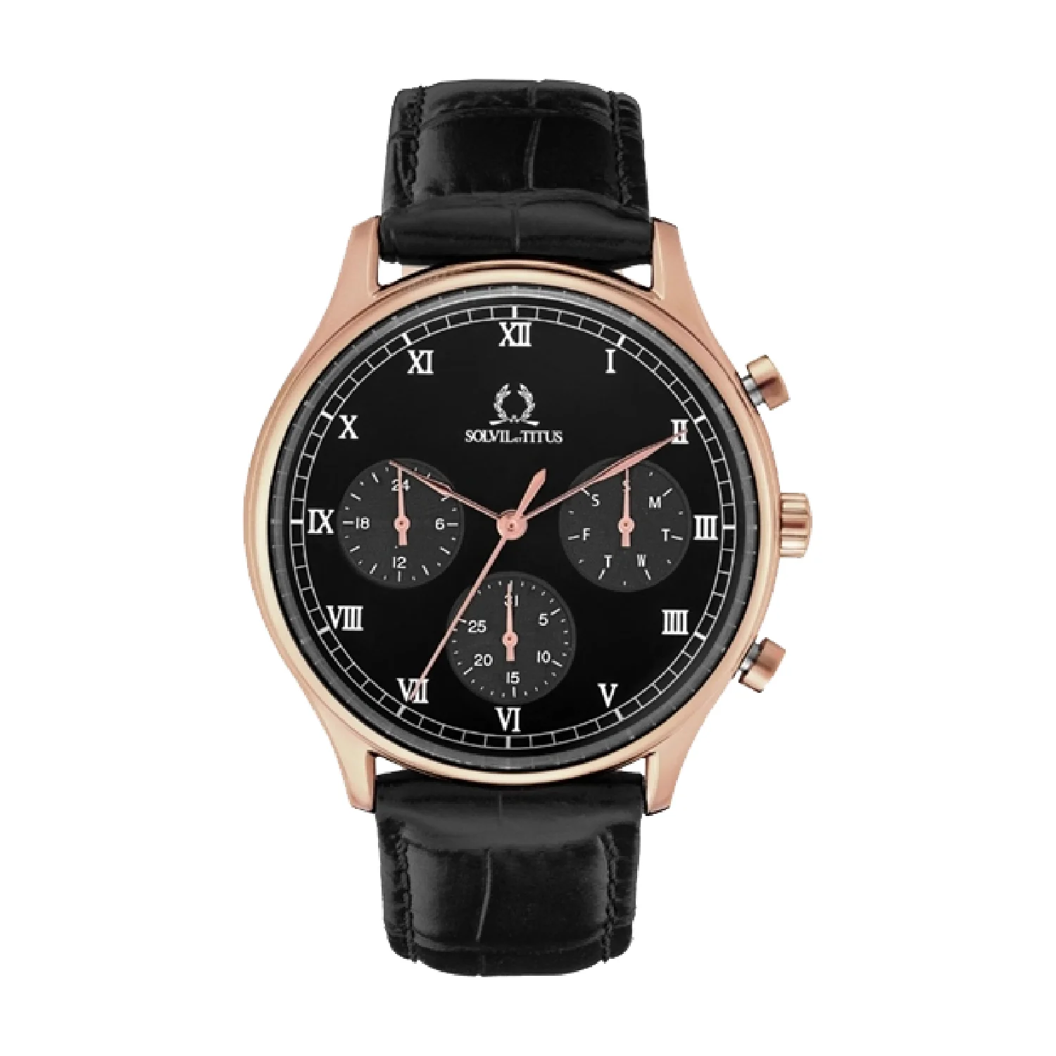 SOLVIL ET TITUS CLASSICIST W06-03256-004 MULTI-FUNCTION QUARTZ MEN WATCH
