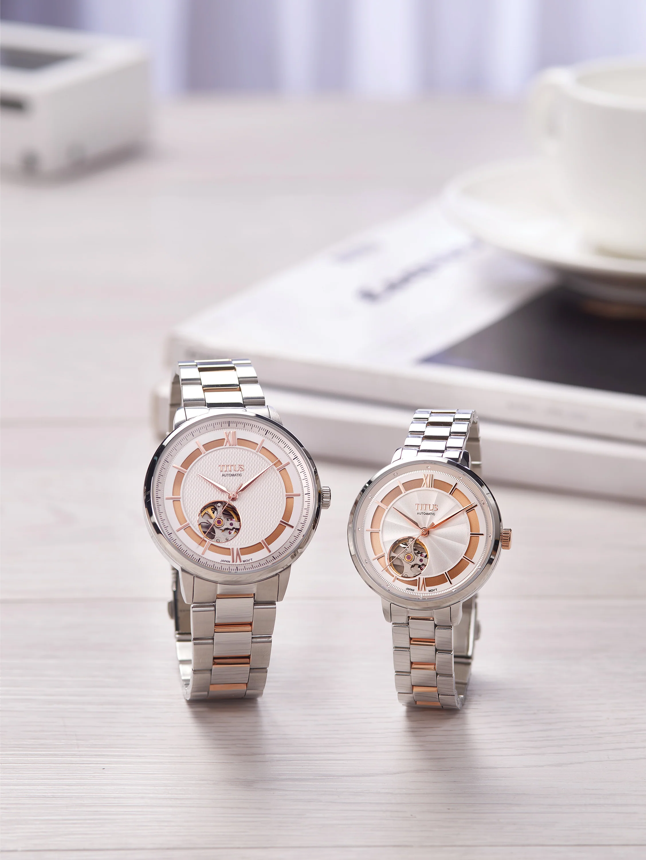 SOLVIL ET TITUS ENLIGHT W06-03277-002 3 HANDS AUTOMATIC MEN WATCH - Image 8