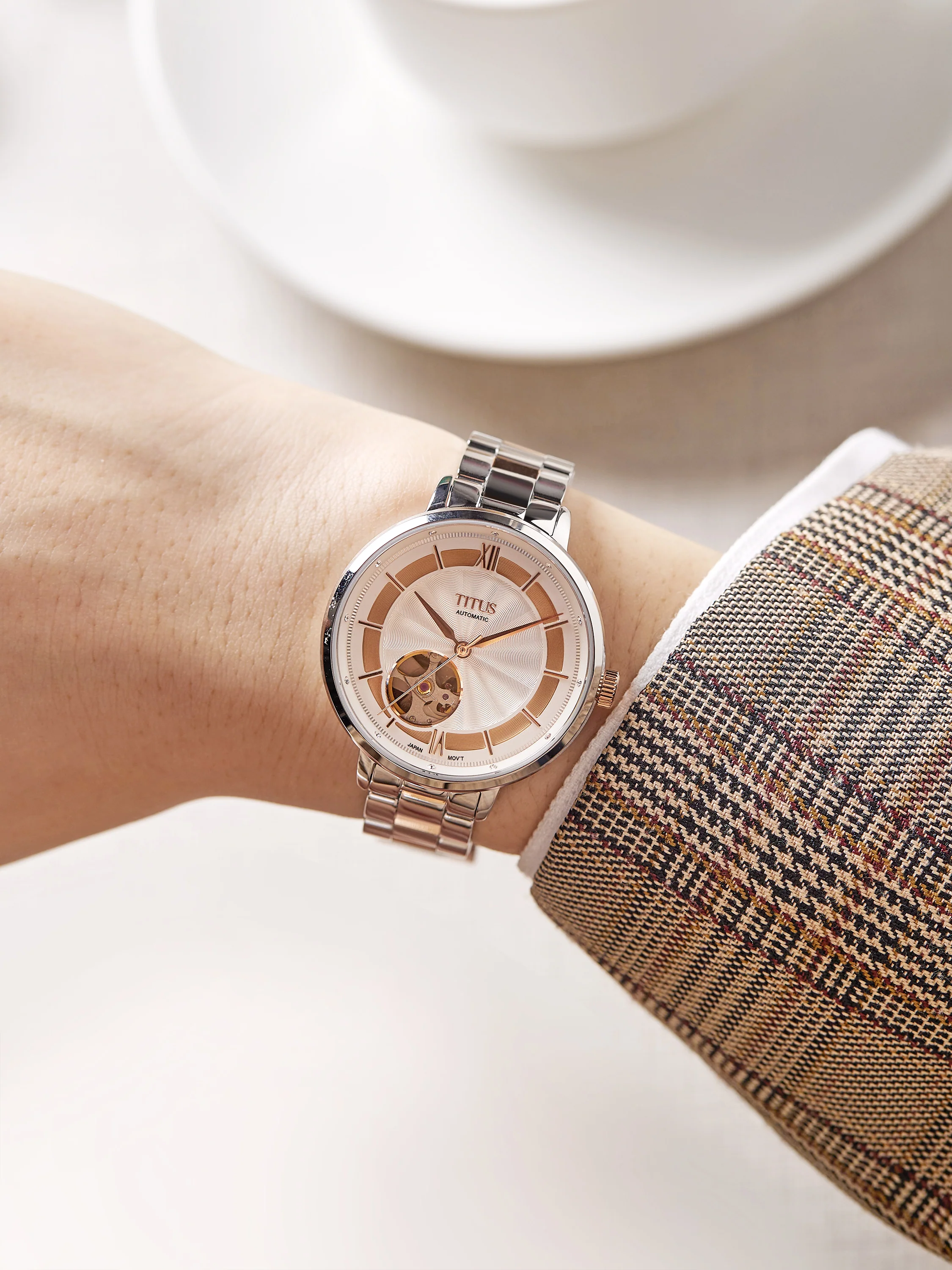 SOLVIL ET TITUS ENLIGHT W06-03278-002 3 HANDS AUTOMATIC WOMEN WATCH - Image 10