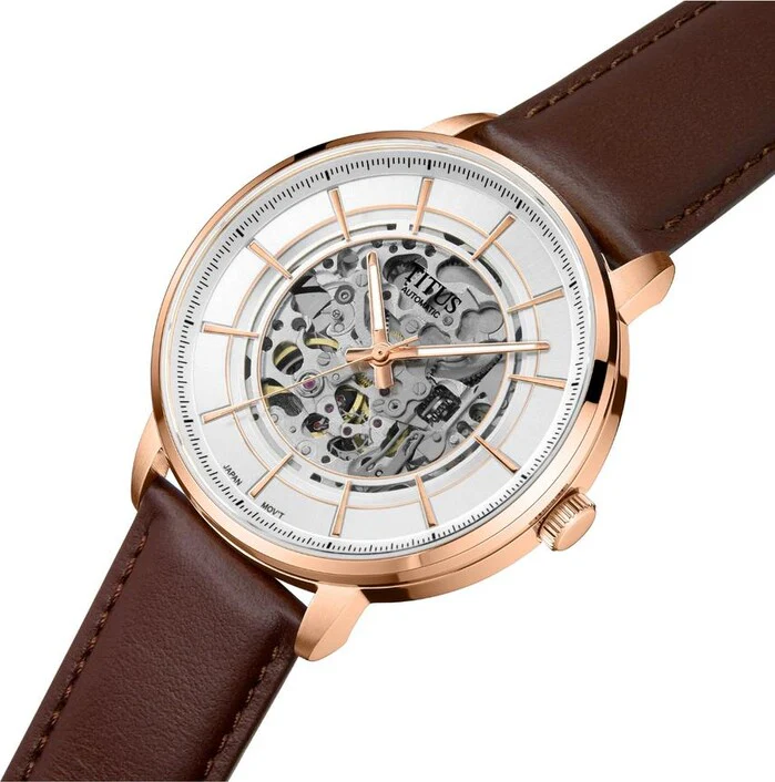 SOLVIL ET TITUS ENLIGHT W06-03305-008 3 HANDS AUTOMATIC MEN WATCH - Image 2