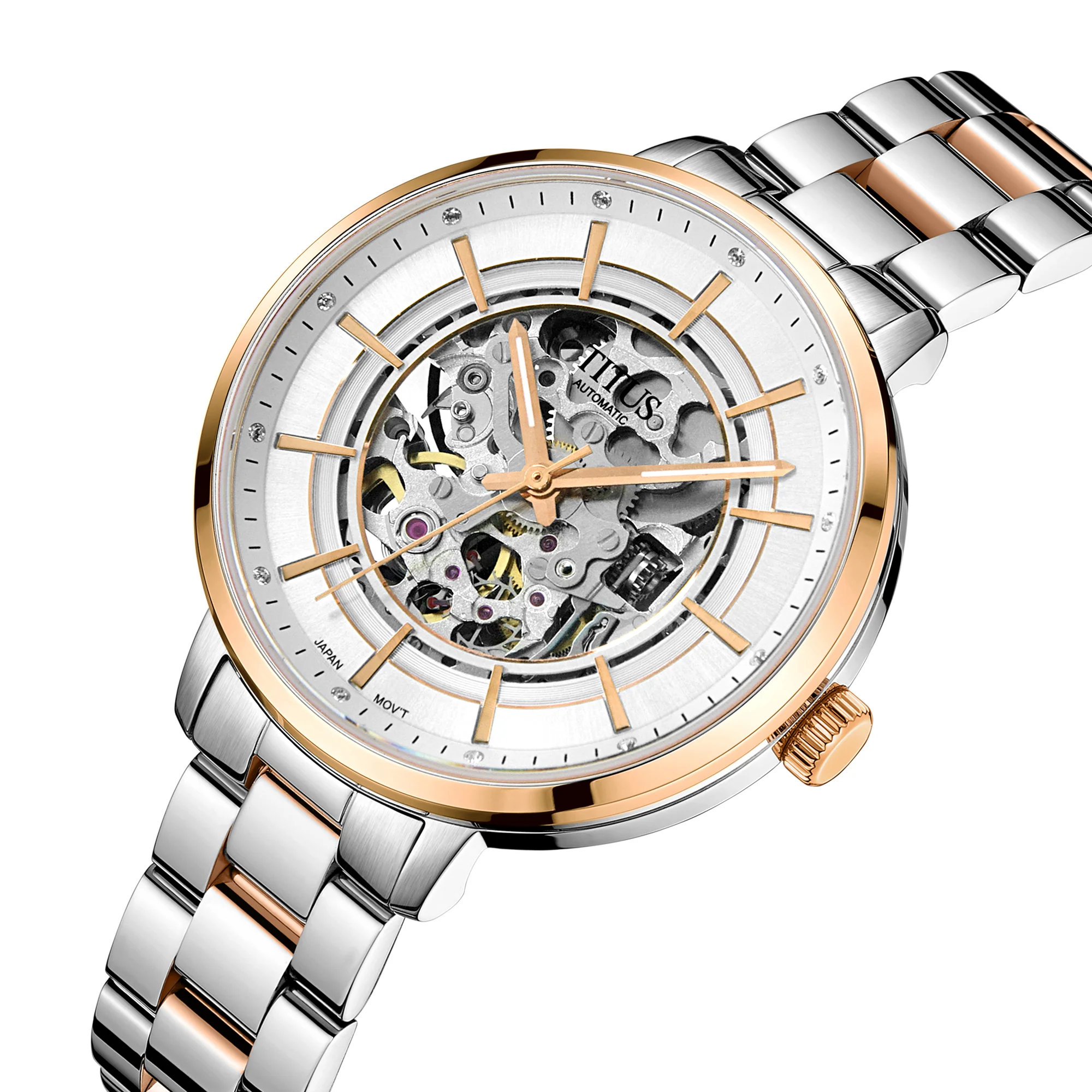 SOLVIL ET TITUS ENLIGHT W06-03306-002 3 HANDS AUTOMATIC WOMEN WATCH - Image 2