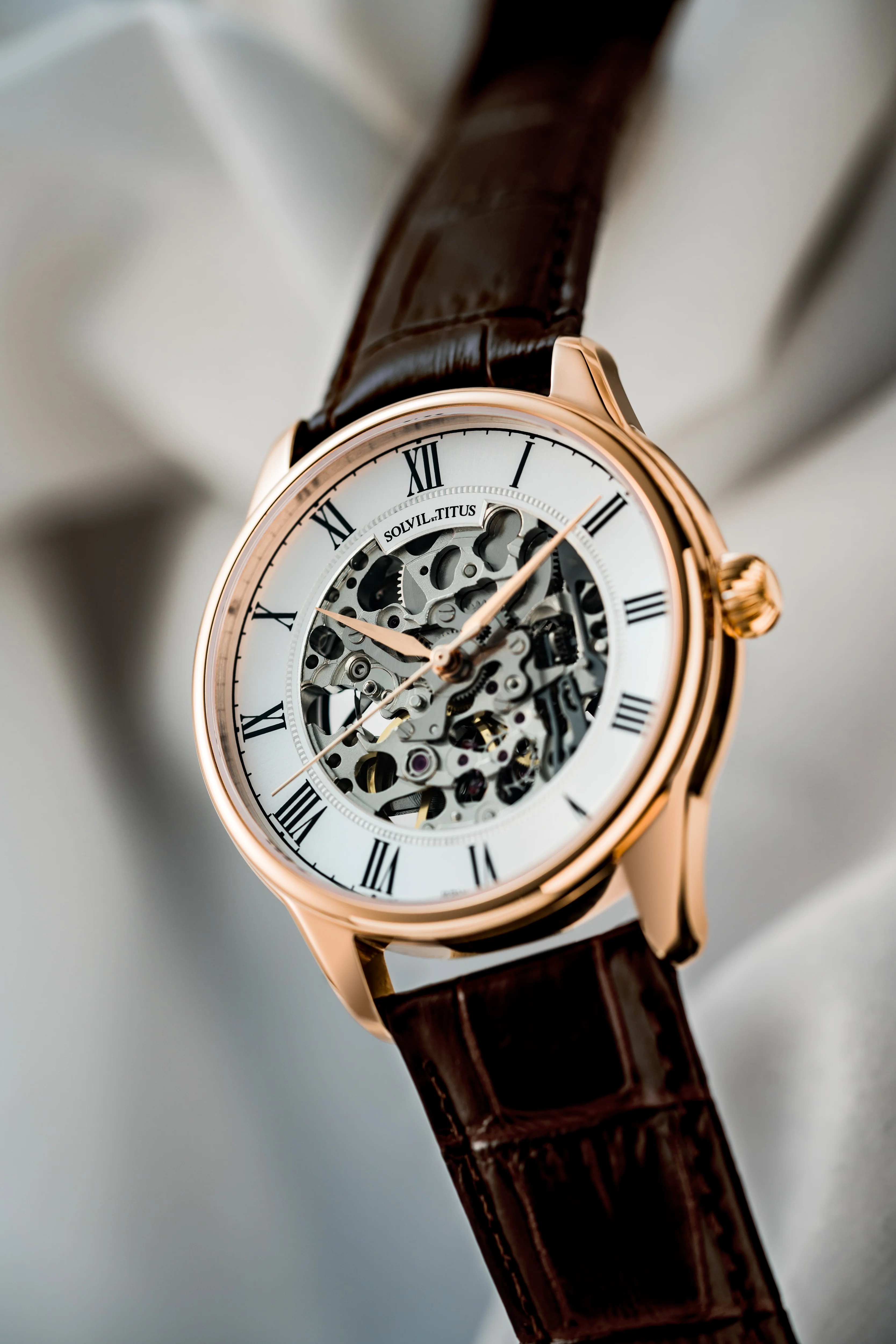 SOLVIL ET TITUS EXQUISITE W06-03234-004 3 HANDS AUTOMATIC MEN WATCH - Image 6