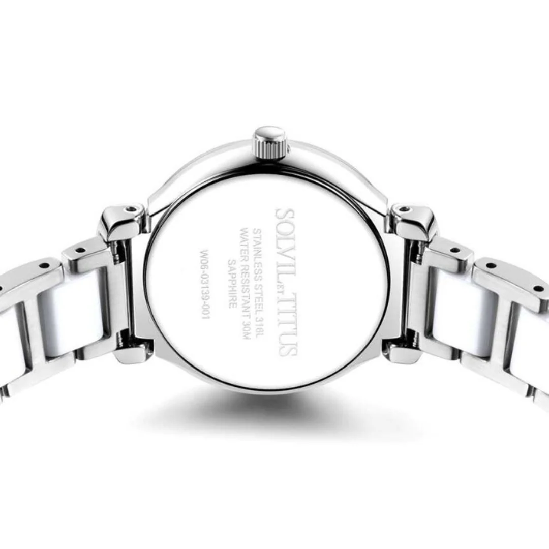 SOLVIL ET TITUS FAIR LADY W06-03139-001 3 HANDS DATE QUARTZ WOMEN WATCH - Image 3
