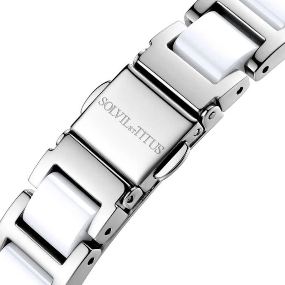 SOLVIL ET TITUS FAIR LADY W06-03139-001 3 HANDS DATE QUARTZ WOMEN WATCH - Image 4