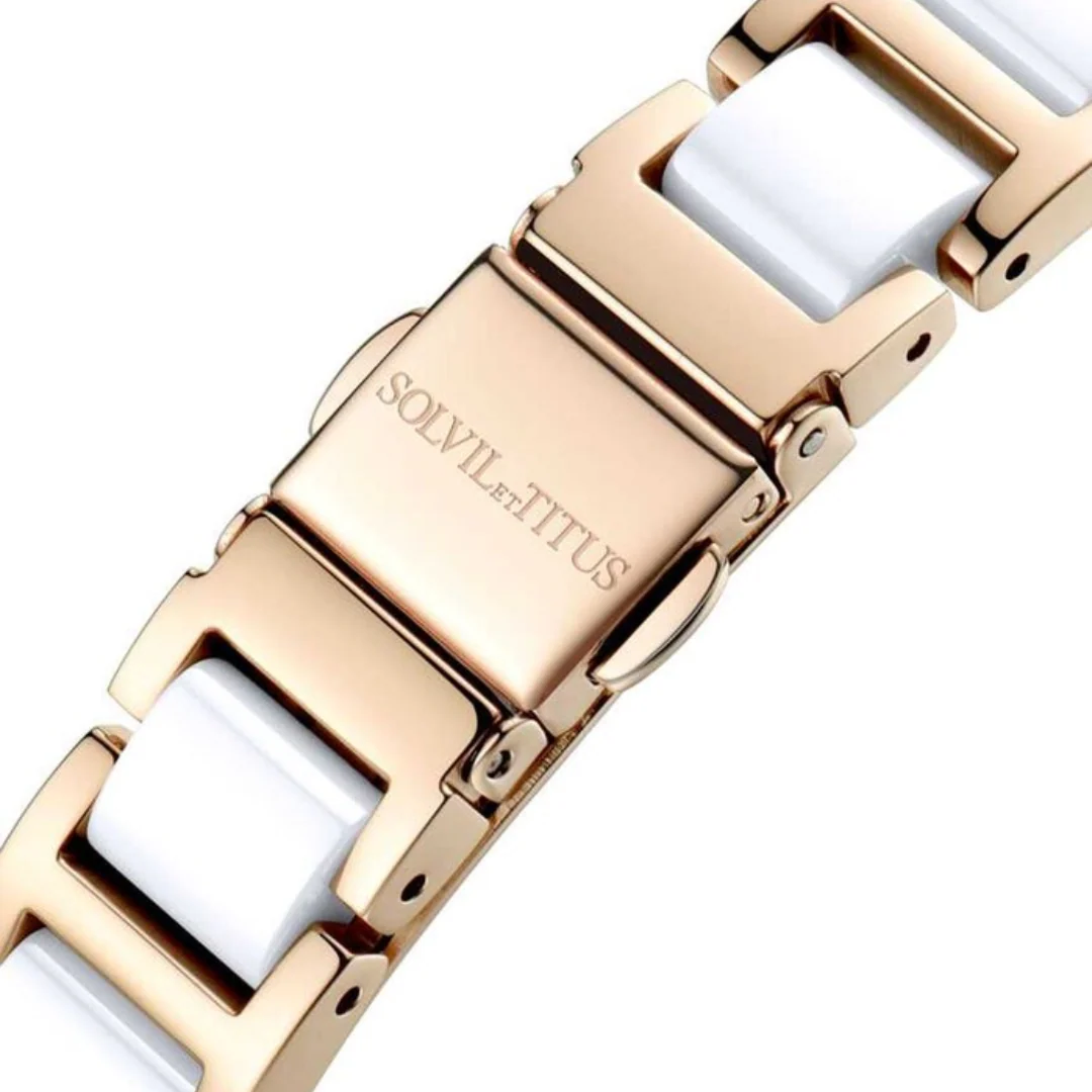 SOLVIL ET TITUS FAIR LADY W06-03139-002 3 HANDS DATE QUARTZ WOMEN WATCH - Image 4