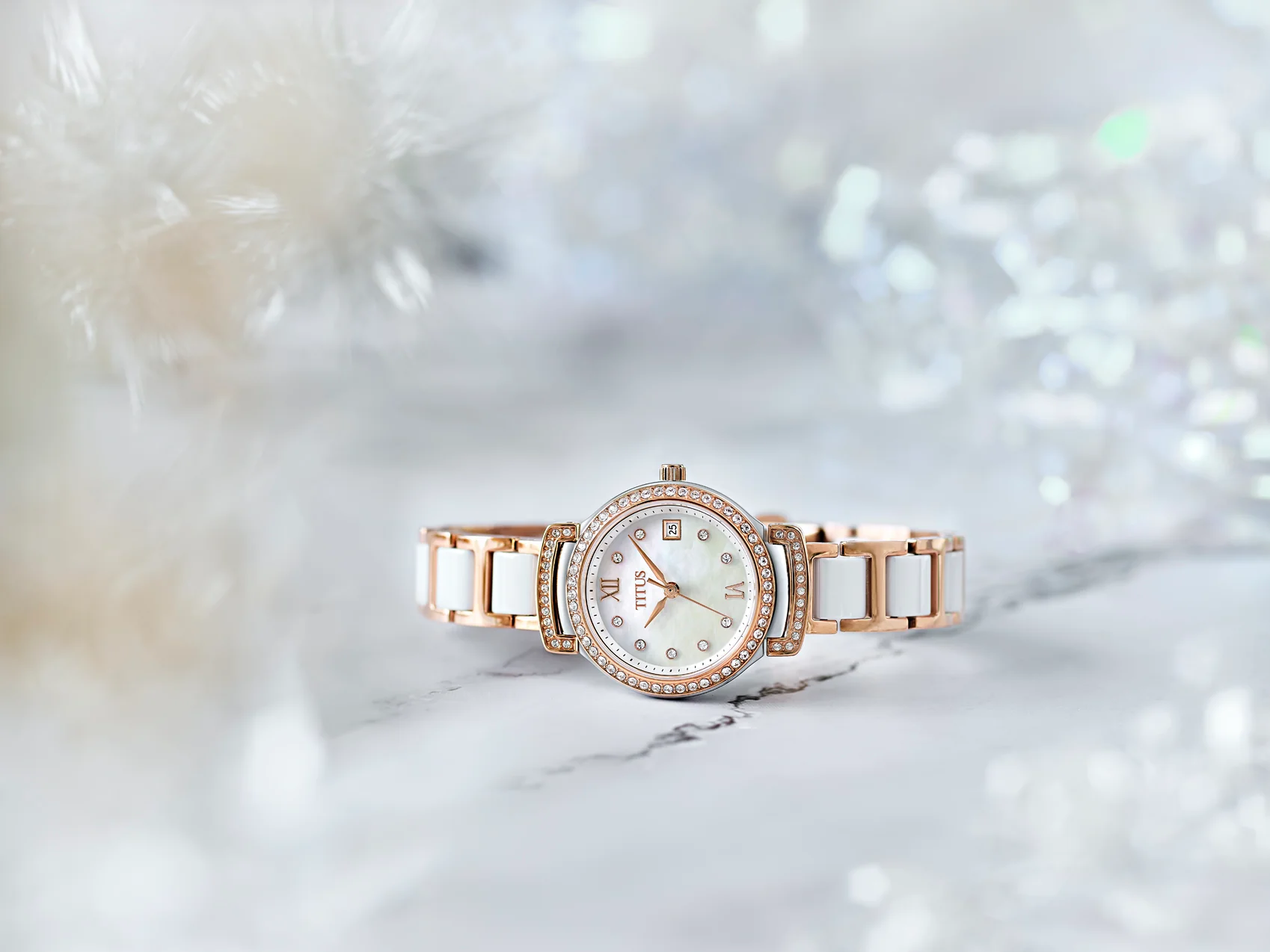 SOLVIL ET TITUS FAIR LADY W06-03139-002 3 HANDS DATE QUARTZ WOMEN WATCH - Image 7