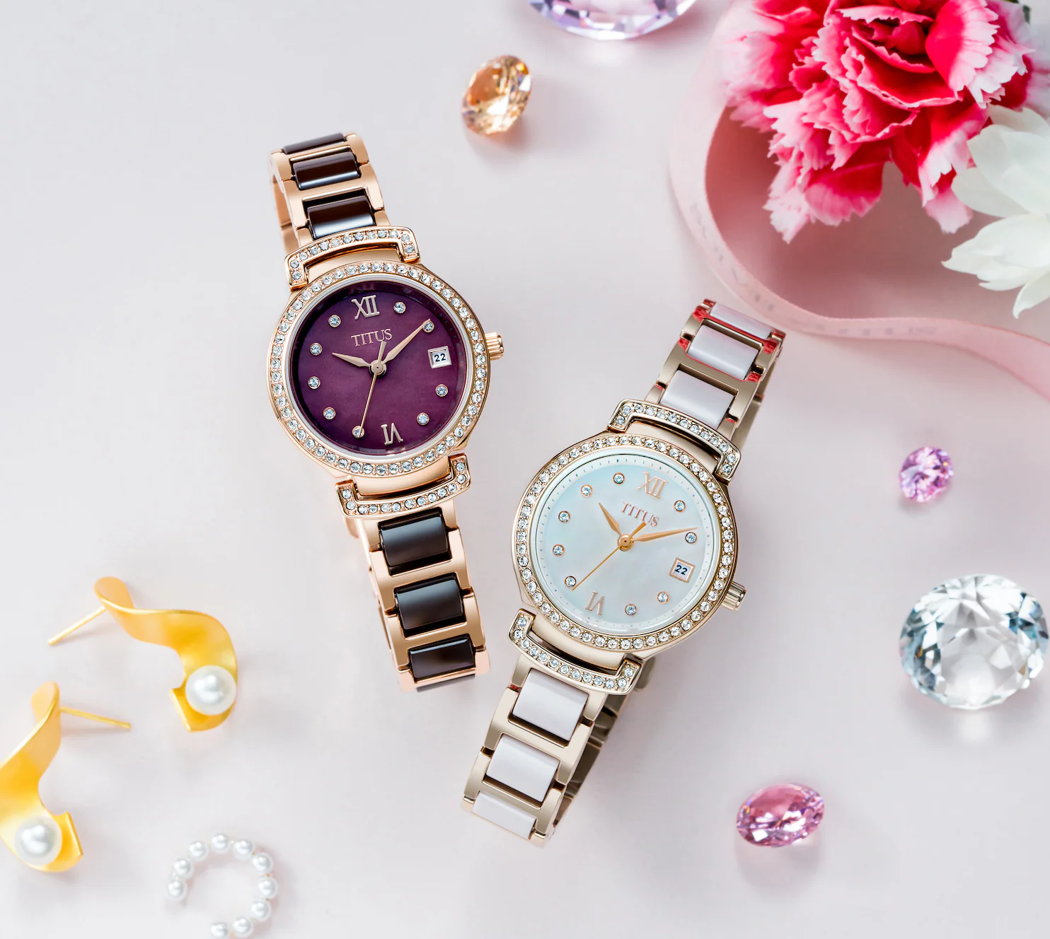 SOLVIL ET TITUS FAIR LADY W06-03139-004 3 HANDS DATE QUARTZ WOMEN WATCH - Image 5
