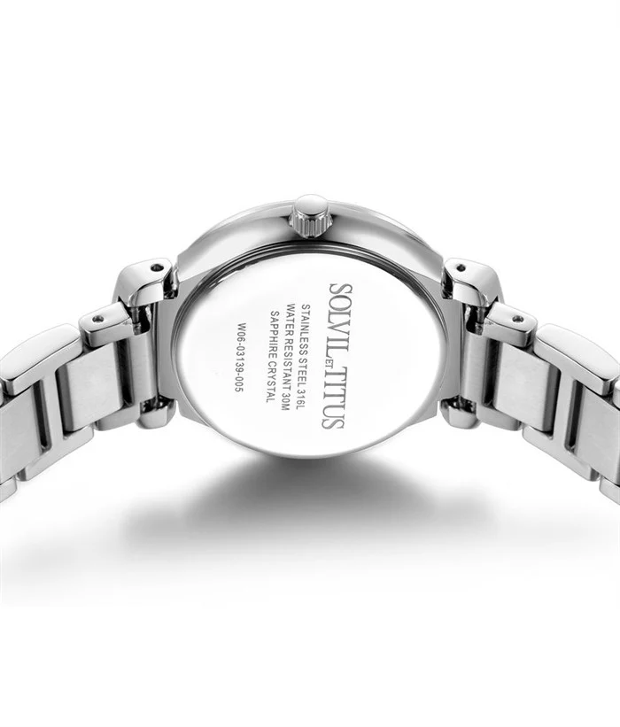 SOLVIL ET TITUS FAIR LADY W06-03139-005 3 HANDS DATE QUARTZ WOMEN WATCH - Image 3