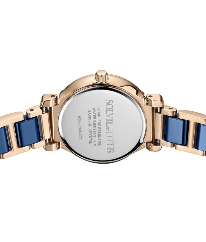 SOLVIL ET TITUS FAIR LADY W06-03139-009 3 HANDS DATE QUARTZ WOMEN WATCH - Image 3