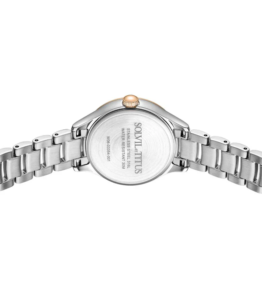SOLVIL ET TITUS FAIR LADY W06-03354-001 3 HANDS DATE QUARTZ WOMEN WATCH - Image 3