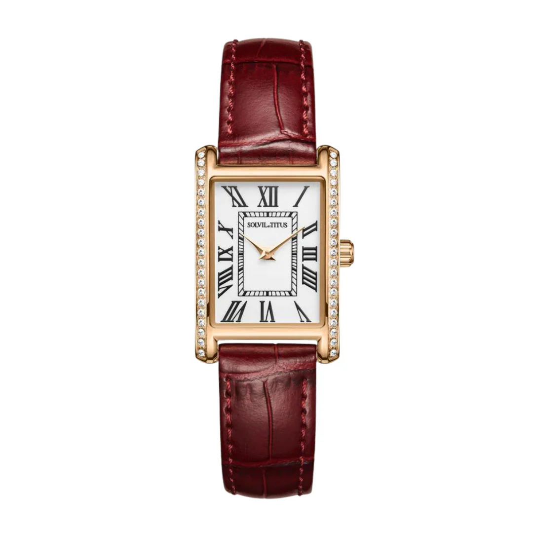 SOLVIL ET TITUS FAIR LADY W06-03400-003 2 HANDS QUARTZ WOMEN WATCH