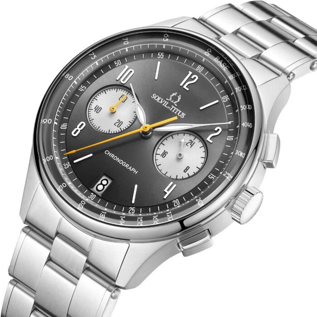 SOLVIL ET TITUS MODERNIST W06-03276-012 CHRONOGRAPH QUARTZ MEN WATCH - Image 2