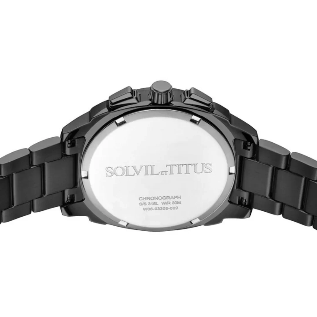 SOLVIL ET TITUS MODERNIST W06-03308-009 CHRONOGRAPH QUARTZ MEN WATCH - Image 3