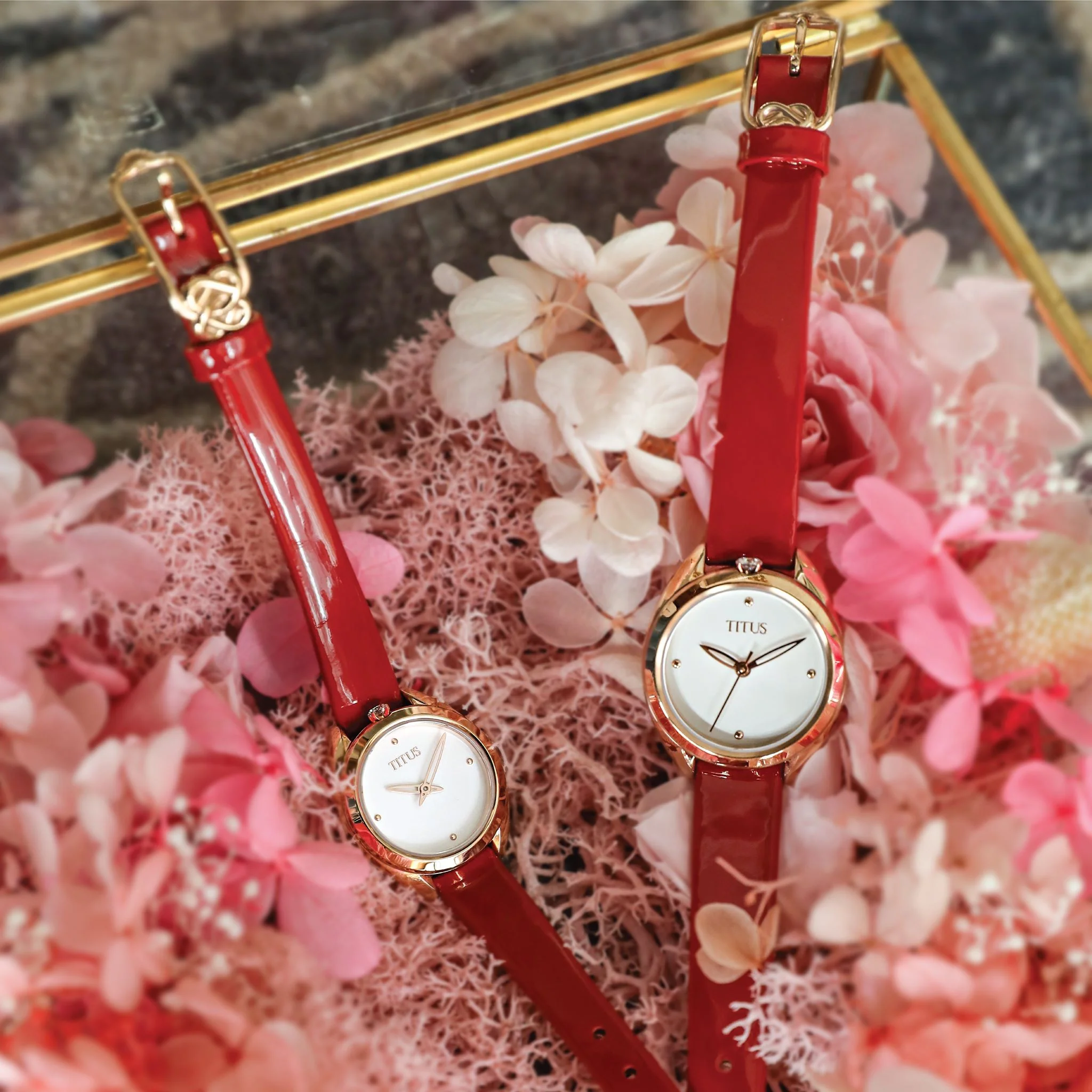 SOLVIL ET TITUS RING & KNOT W06-03133-003 2 HANDS QUARTZ WOMEN WATCH - Image 7